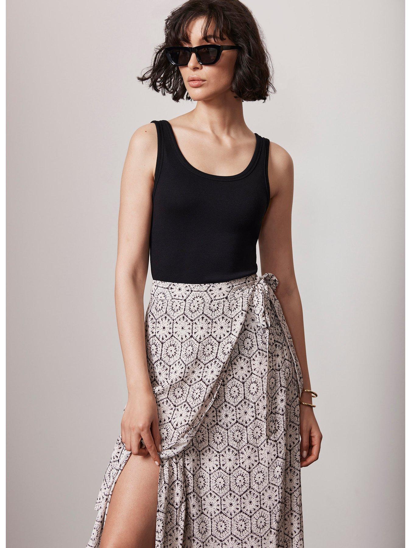 Mint velvet zebra print skirt hot sale