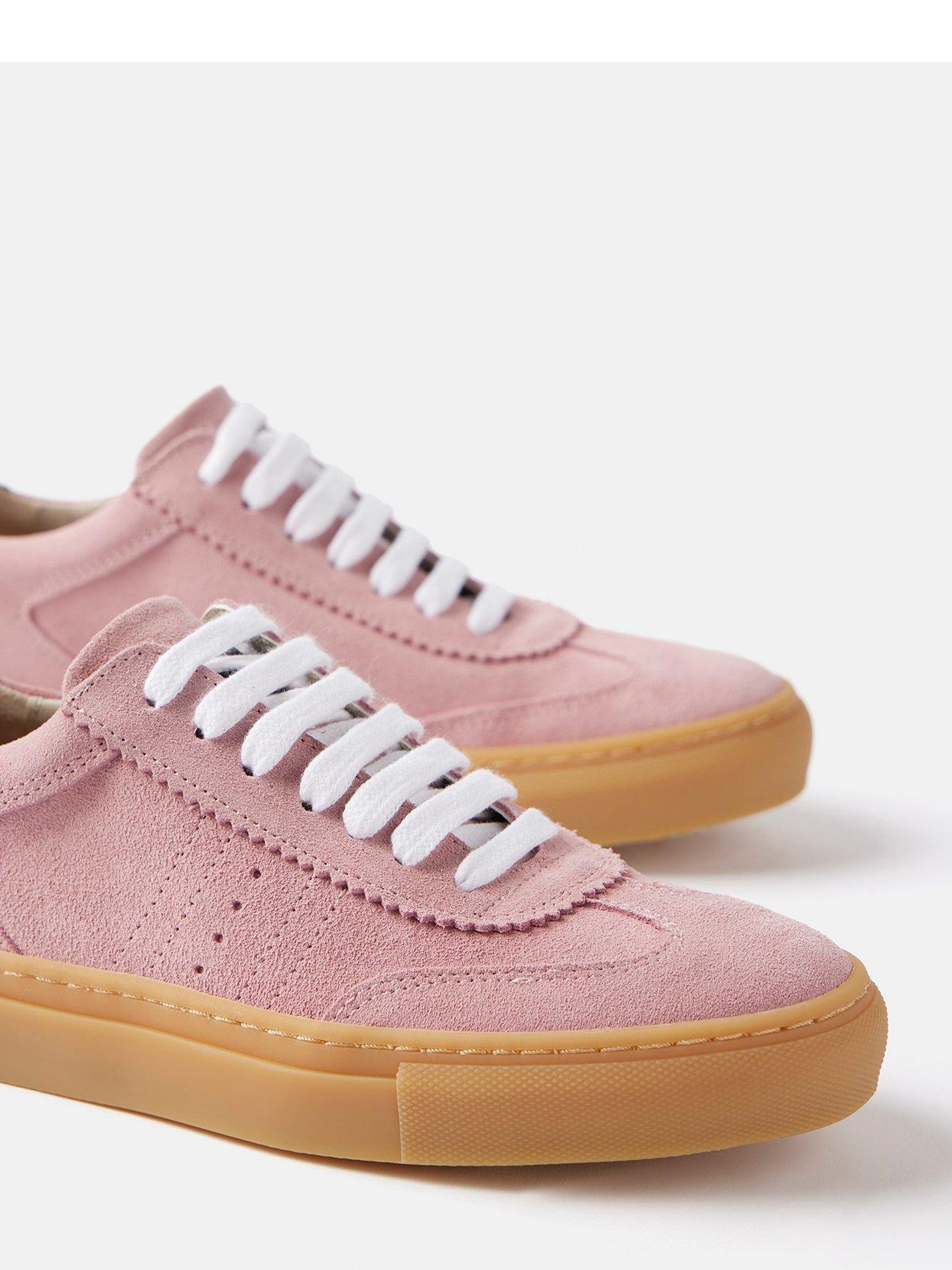 Cici Pink Suede Trainers