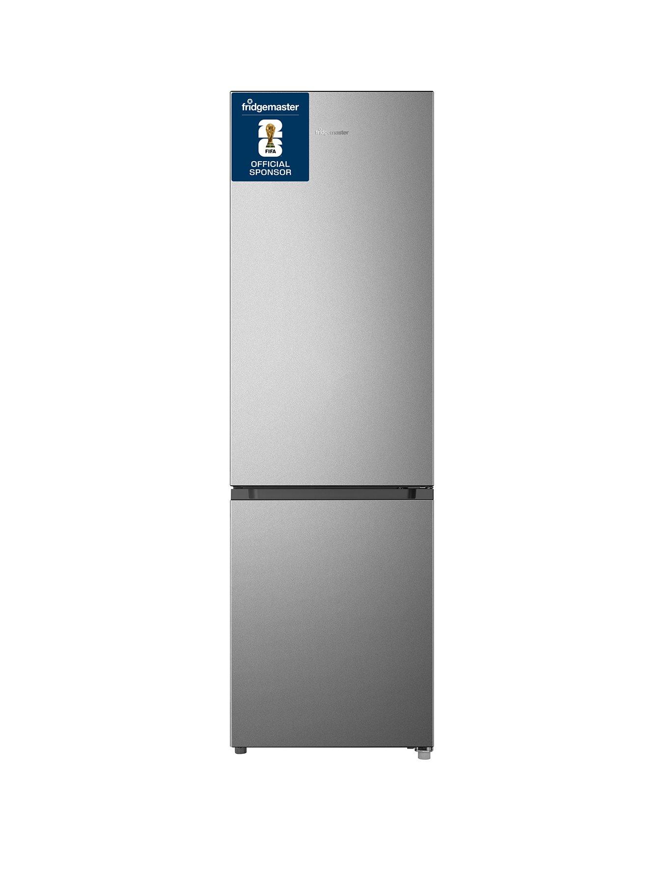 front image of fridgemaster-mc55265es-7030-freestanding-fridge-freezer-silver