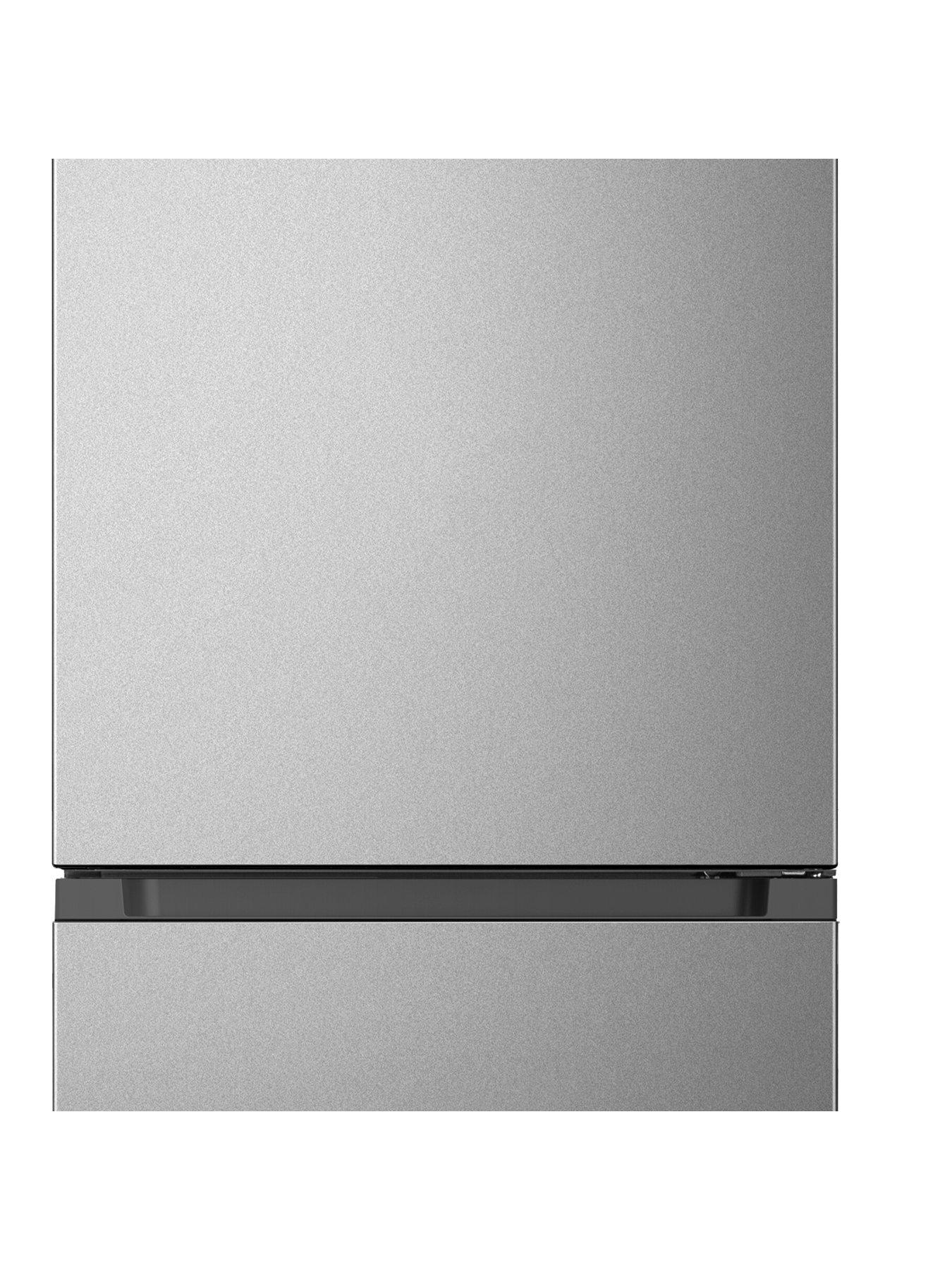  image of fridgemaster-mc55265es-7030-freestanding-fridge-freezer-silver