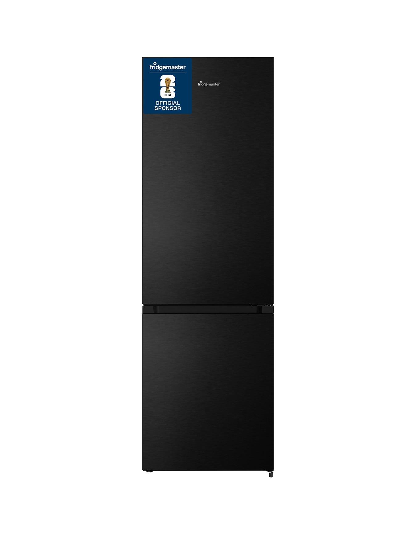 Fridgemaster MC55265EB 55cm Wide, 70/30 Freestanding Fridge Freezer - Black