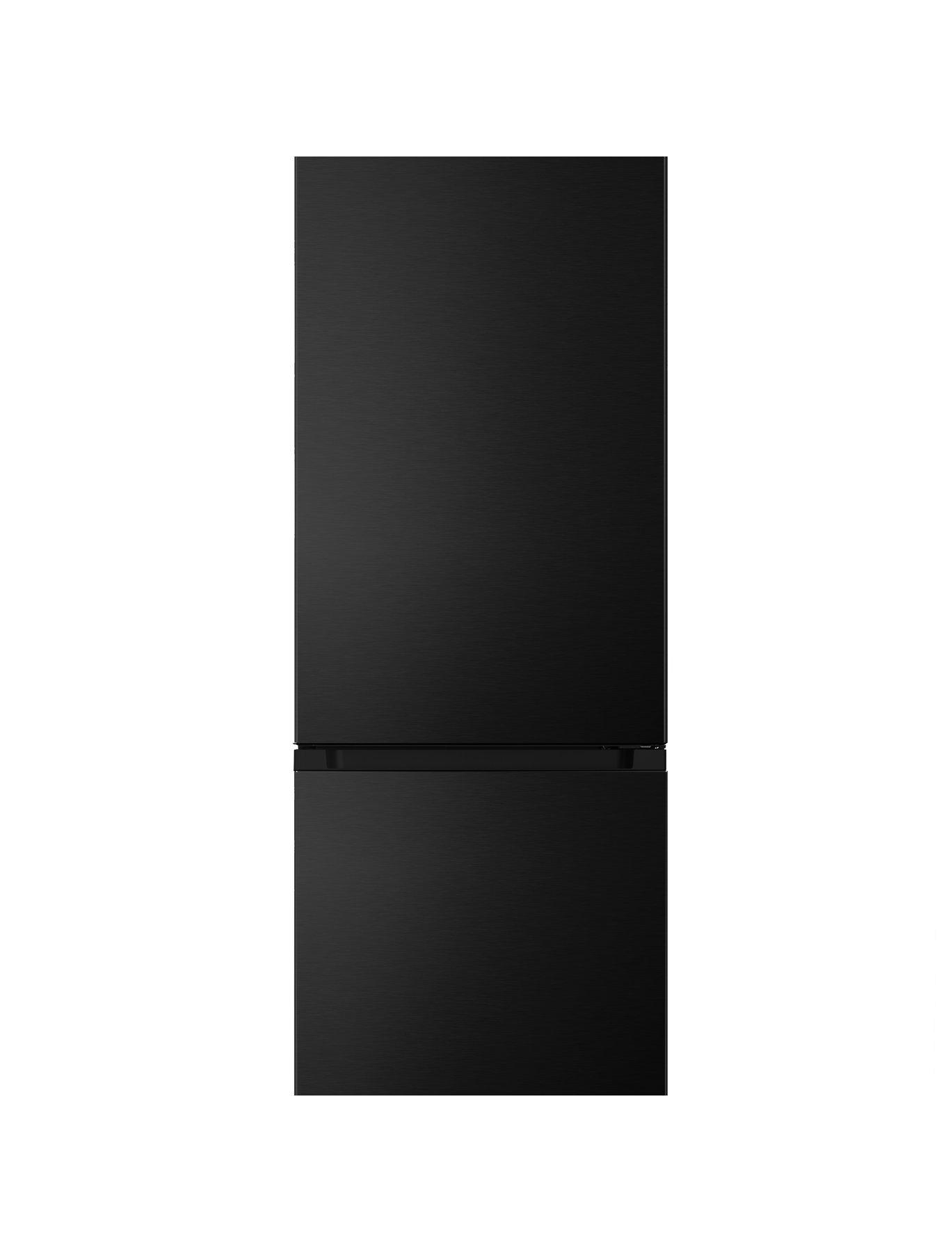  image of fridgemaster-mc55265eb-55cmnbspwide-7030-freestanding-fridge-freezer-black