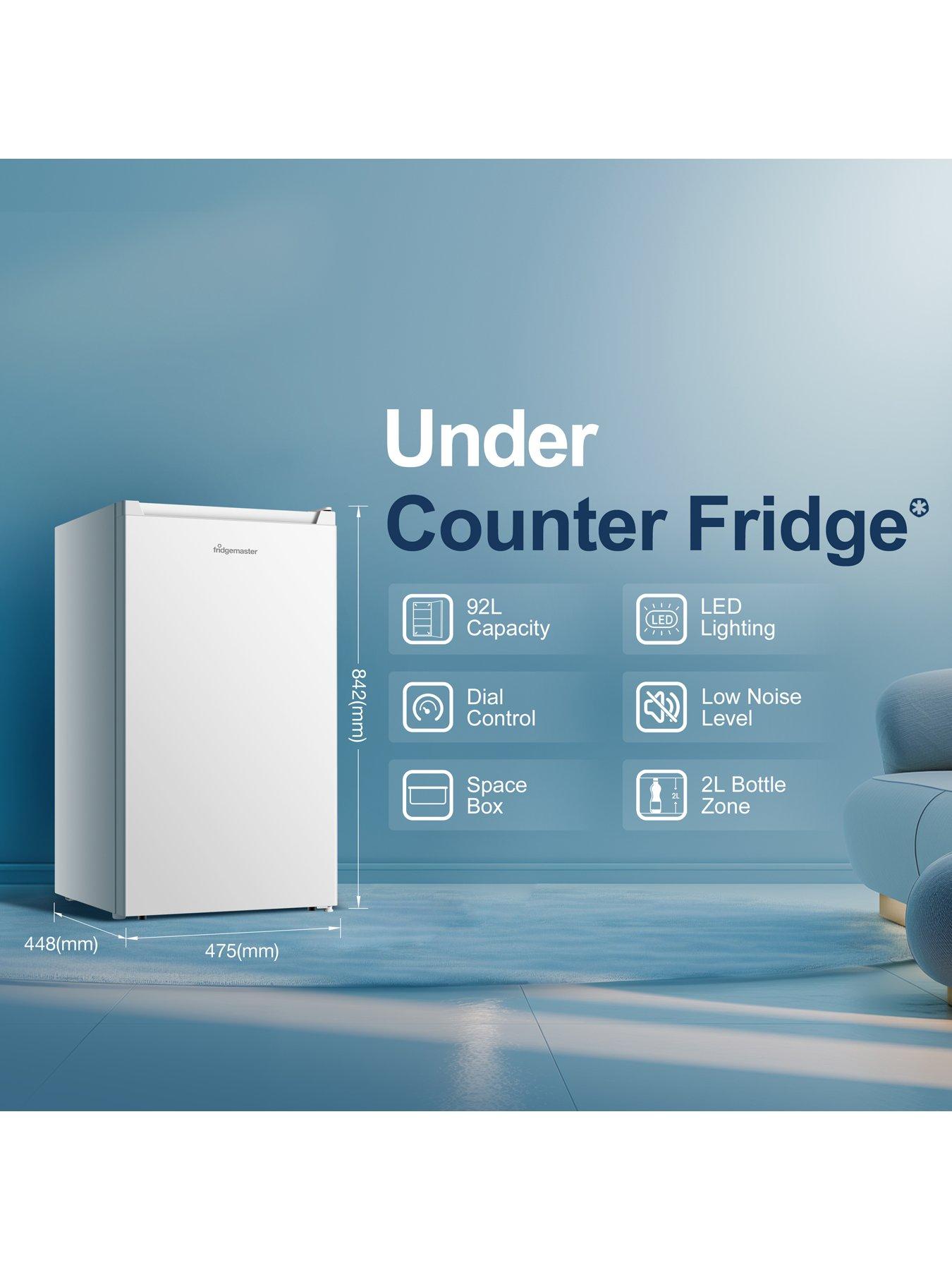 Image 2 of 7 of Fridgemaster MUL4892E Freestanding Under-counter Fridge - White