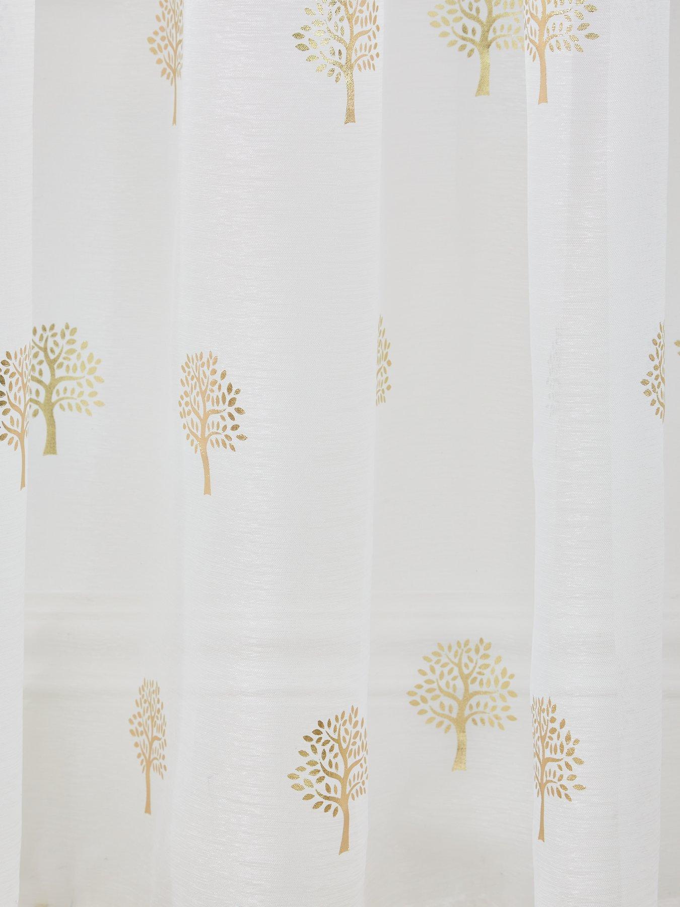  image of very-home-linden-slot-top-voile-curtainsnbsp