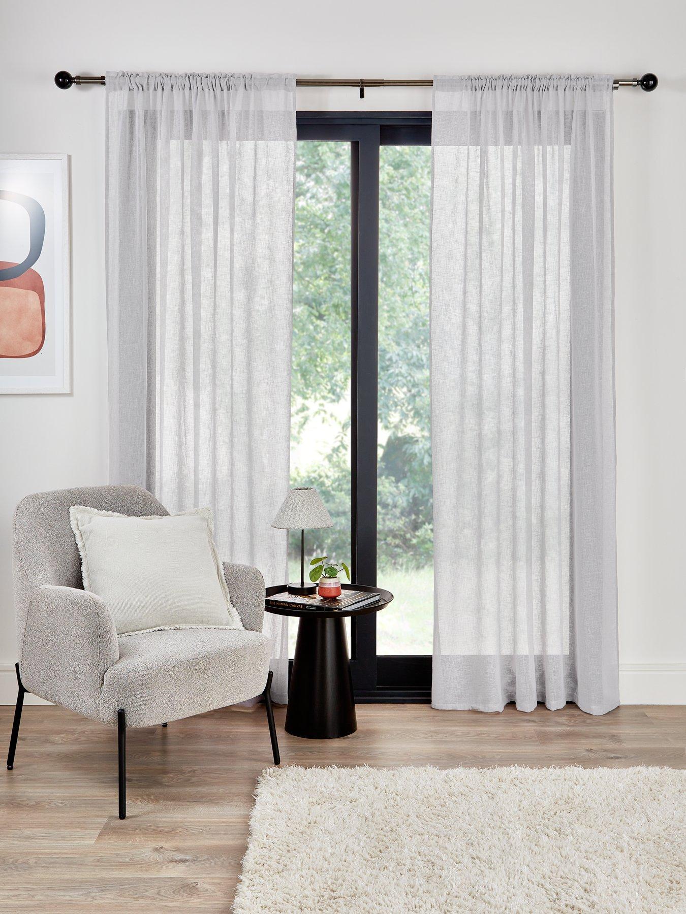 Very Home Eve Voile Panel Pair