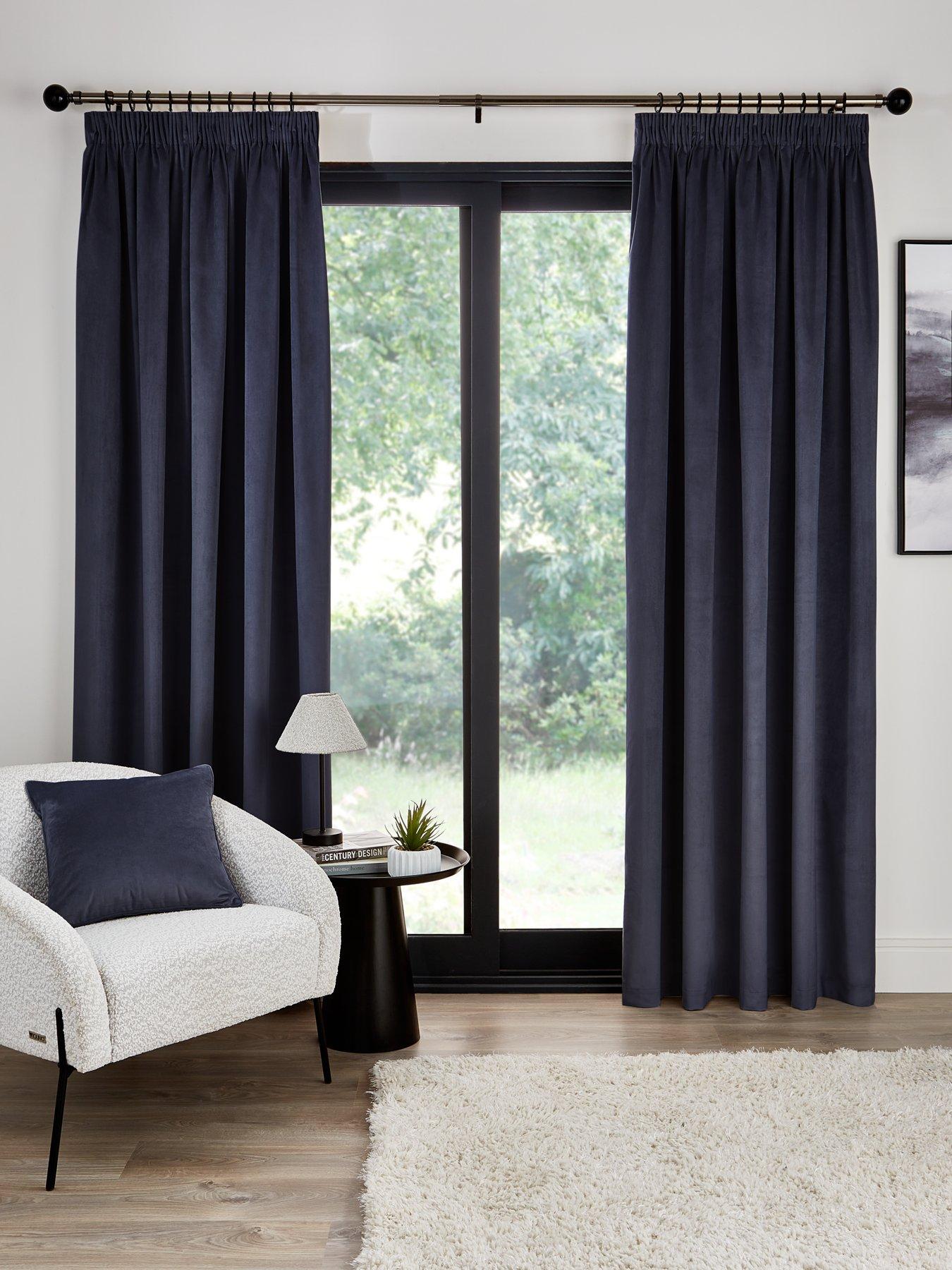 The Very Collection Cambridge Blackout Pencil Pleat Curtains