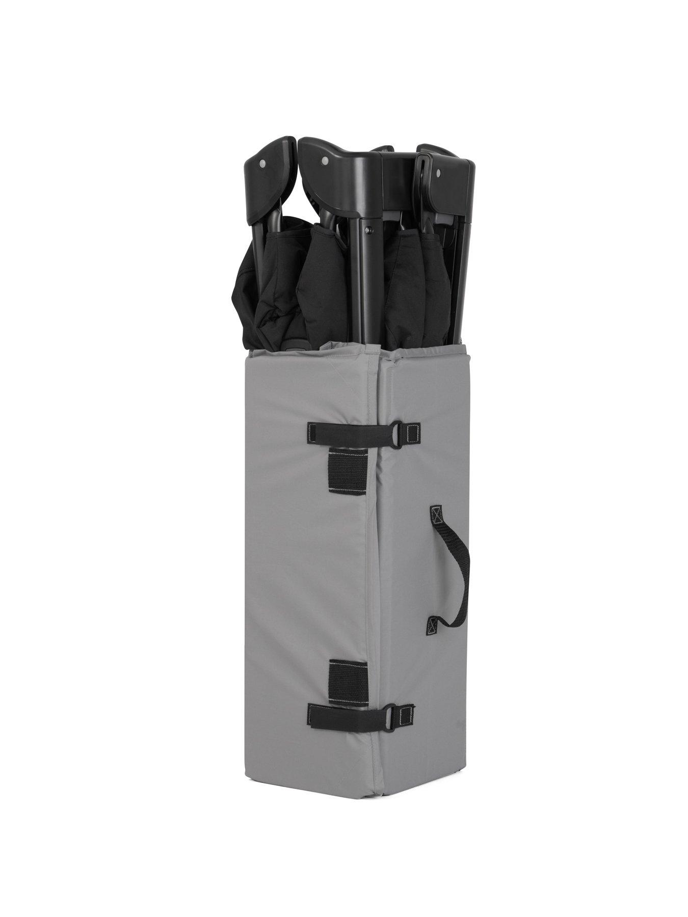 Image 7 of 8 of Joie Kubbie Sleep Travel Cot- Shale