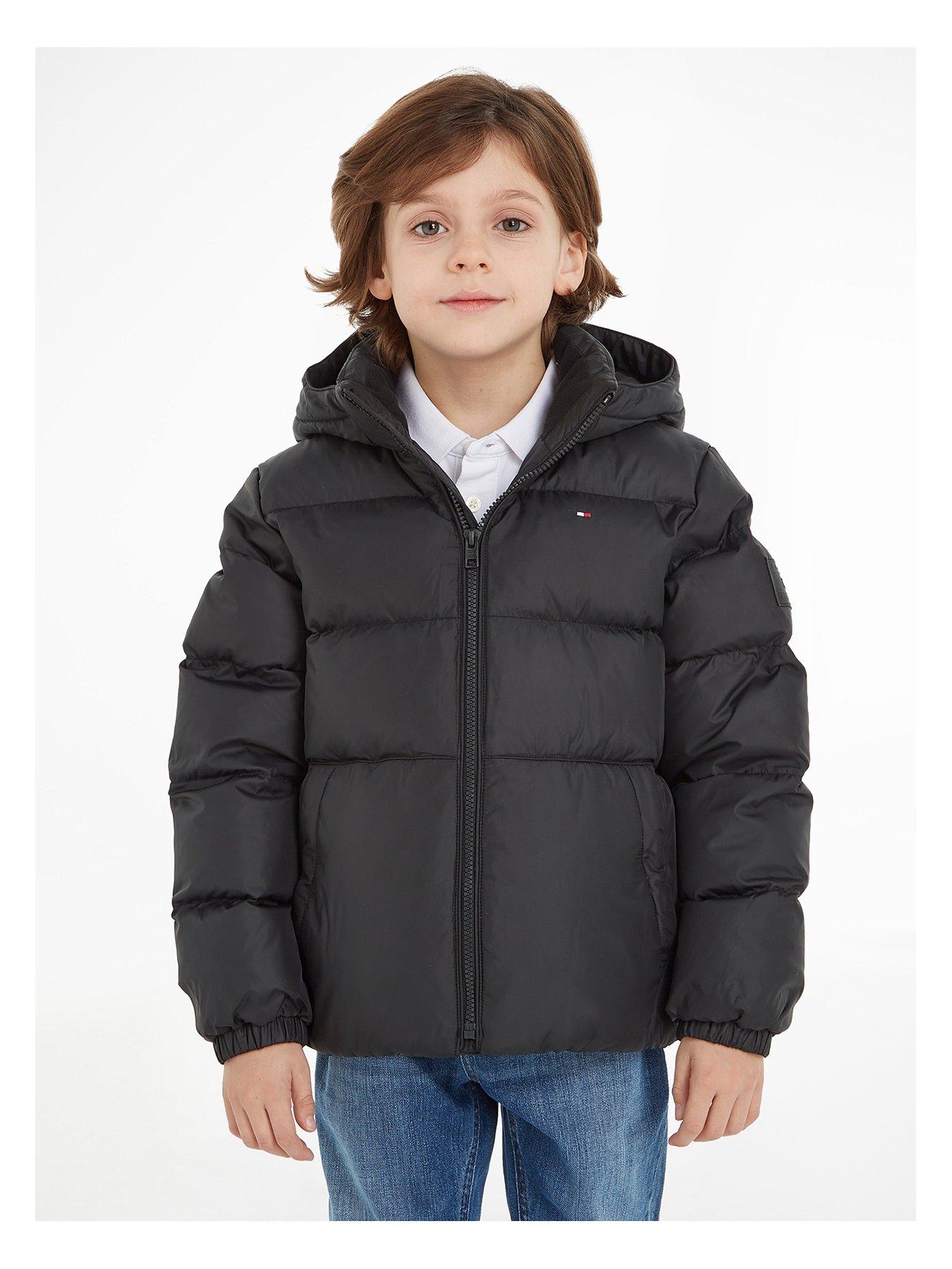 Tommy Hilfiger Boys Essential Down Jacket - Black 