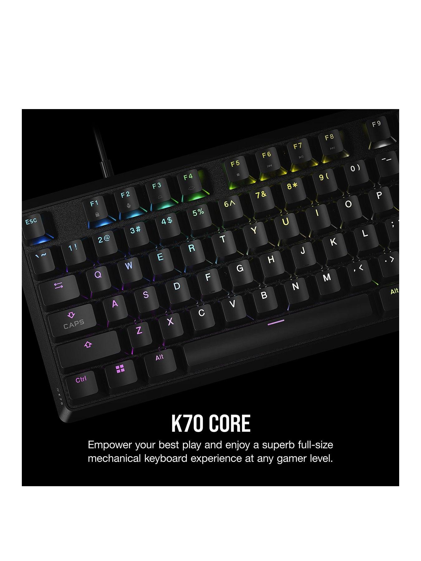  image of corsair-k70-core-rgb-keyboard-red-switch