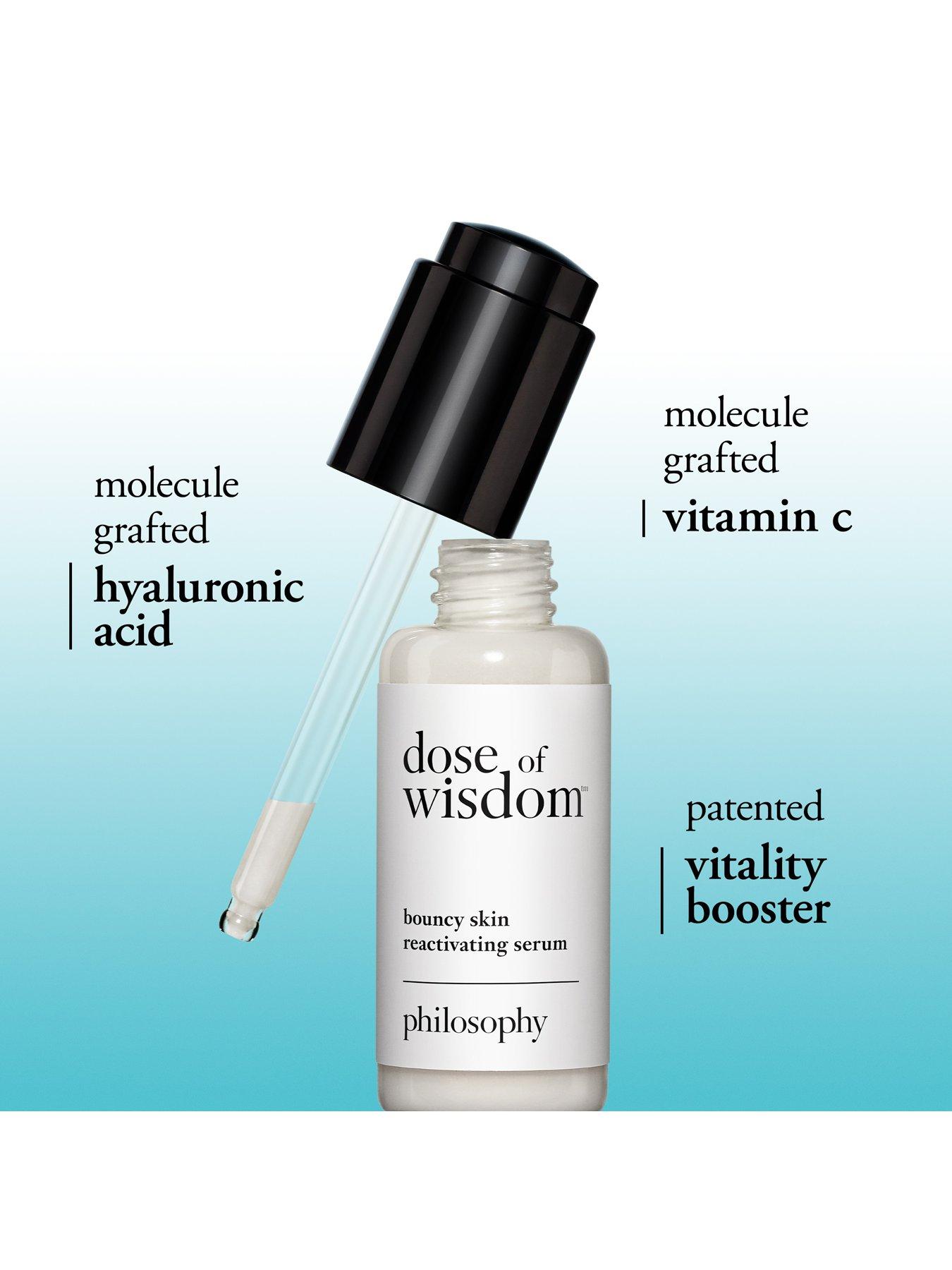 Image 5 of 8 of Philosophy dose of wisdom bouncy skin reactivating serum 30ml