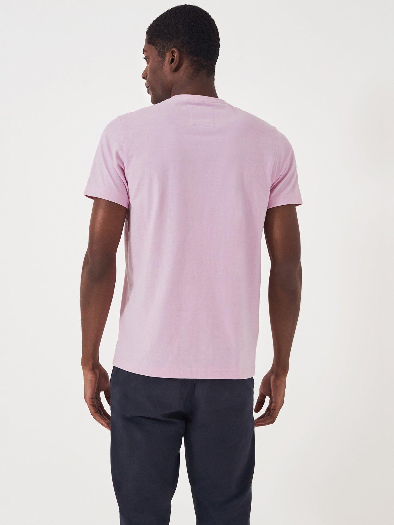  image of crew-clothing-crew-classic-t-shirt-light-pink