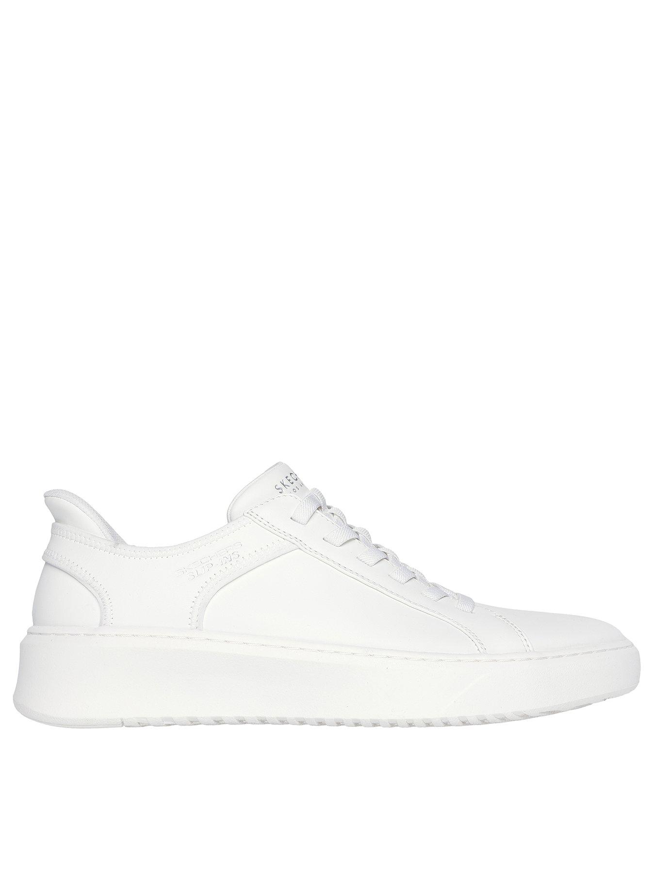 Skechers Court Break Slip-Ins Suit Trainers - White