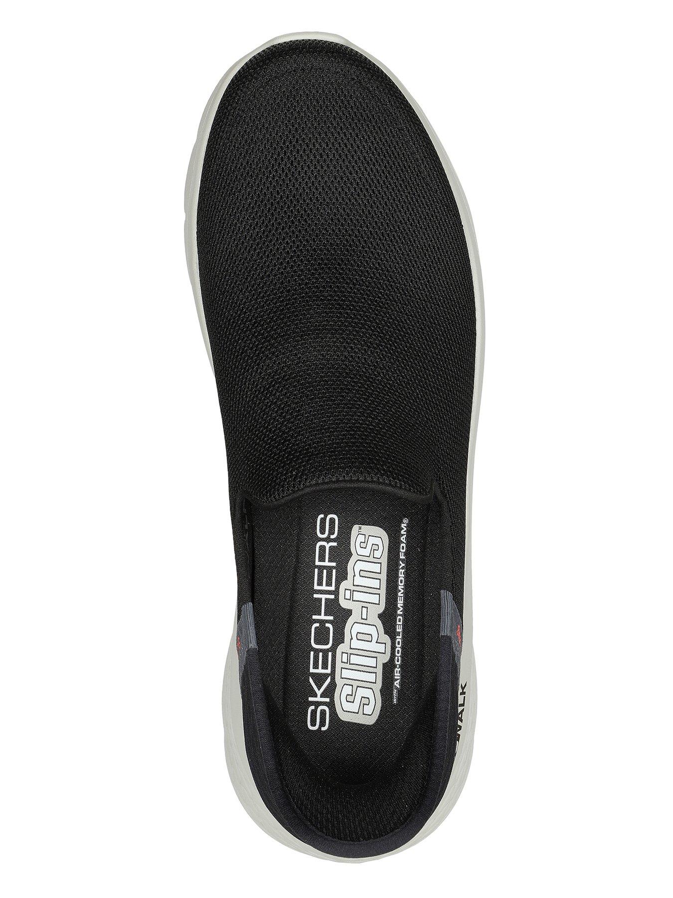  image of skechers-slip-ins-go-walk-flex-trainers-black