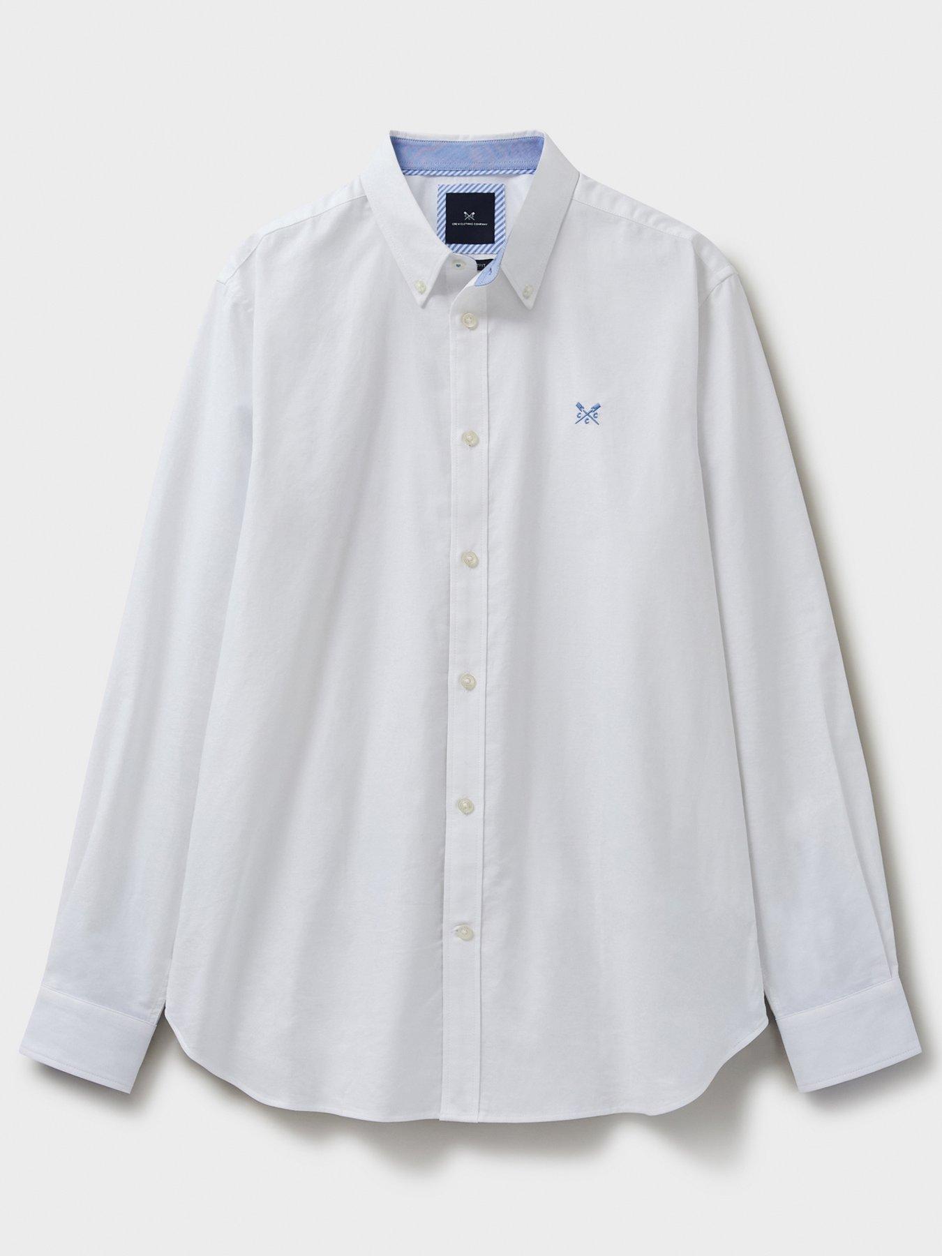 image of crew-clothing-crew-classic-oxford-shirt-white