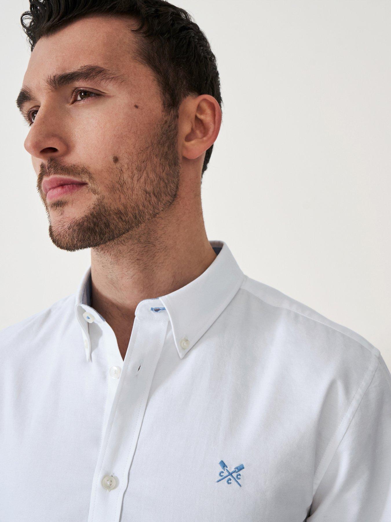  image of crew-clothing-crew-classic-oxford-shirt-white