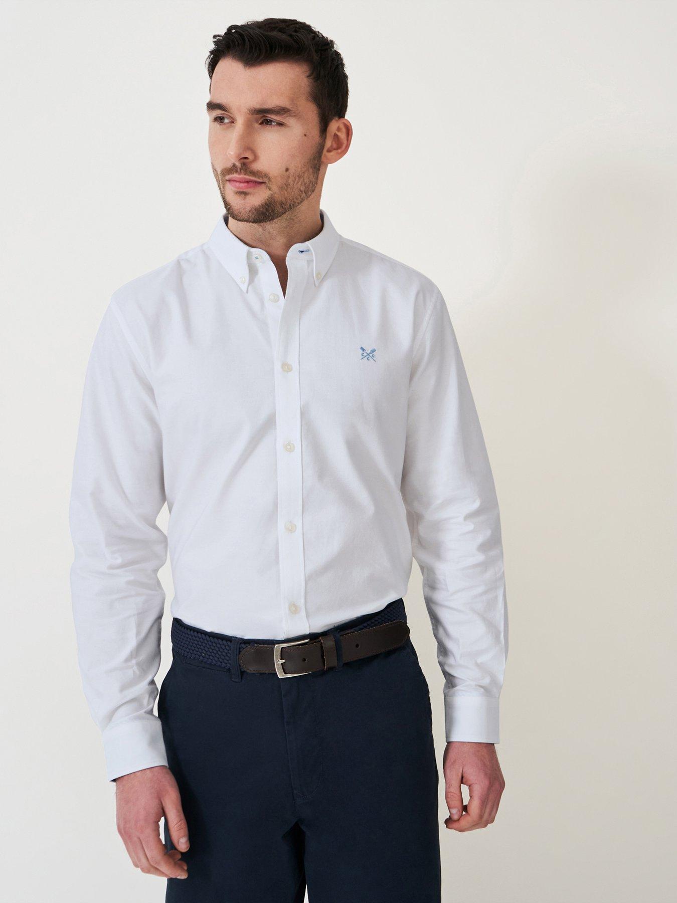  image of crew-clothing-crew-classic-oxford-shirt-white