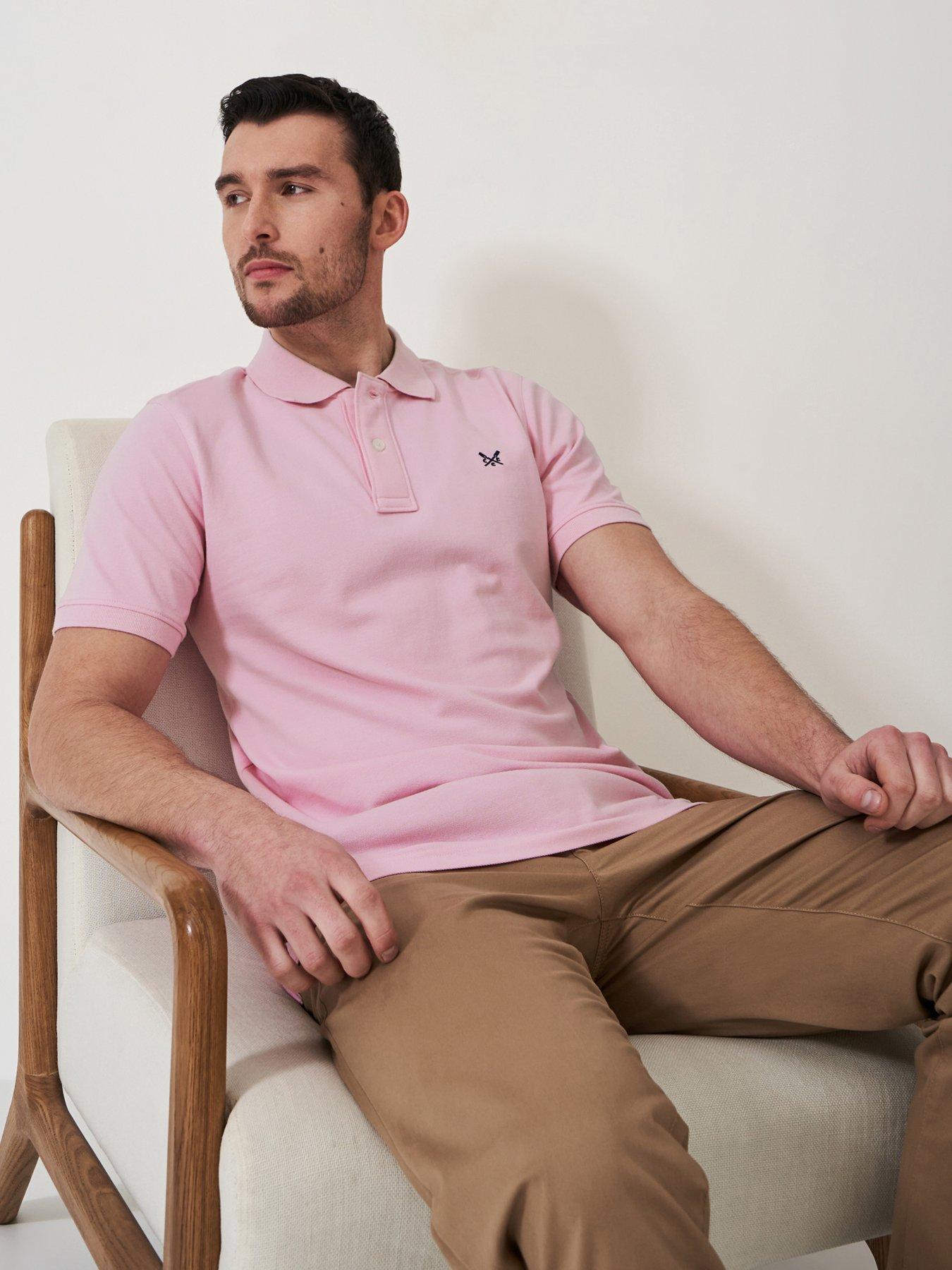undefined Classic Pique Polo Shirt - Light Pink