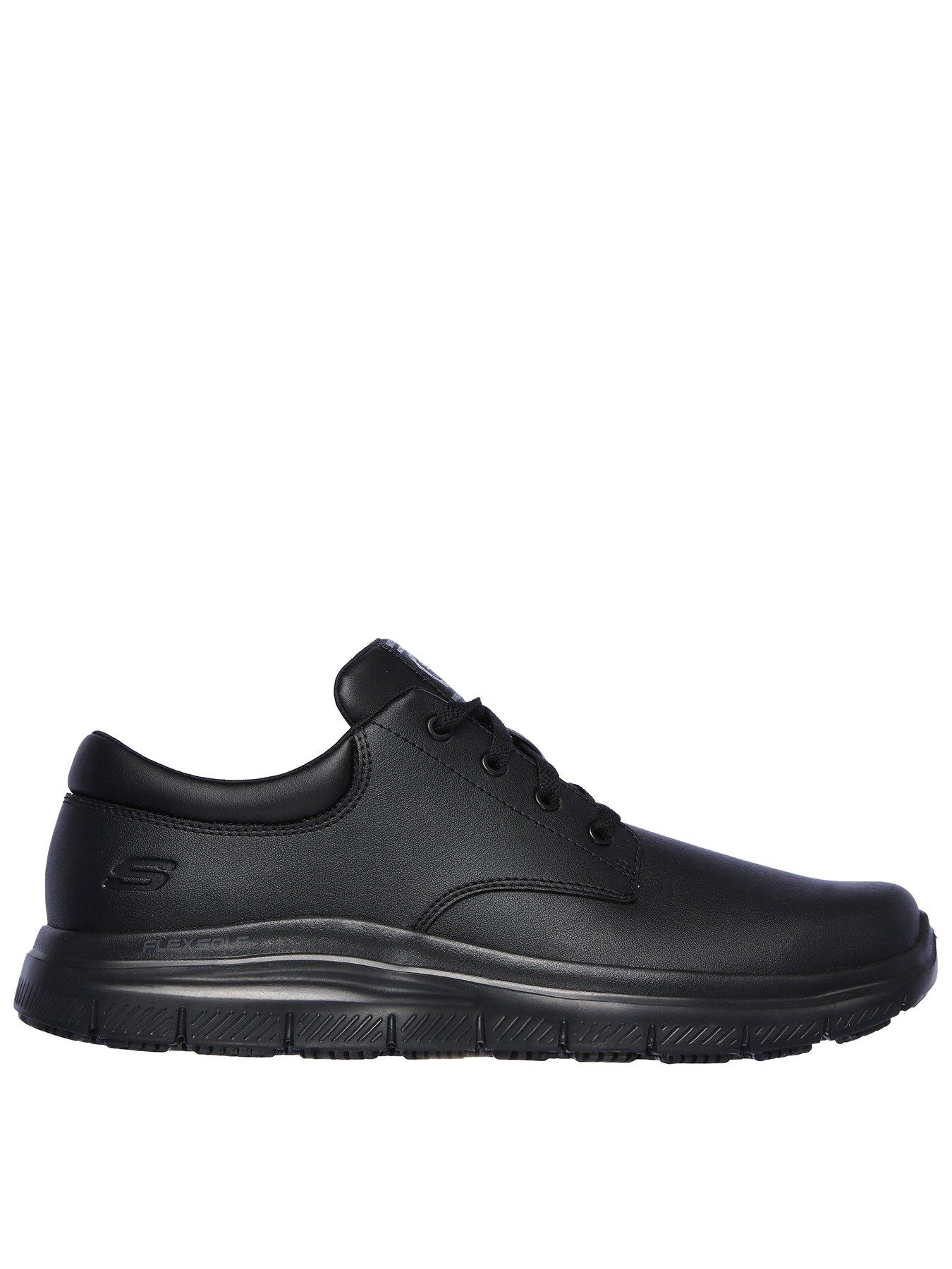 undefined Work Relaxed Fit Flex Advantage Slip Resistant Trainers - Black
