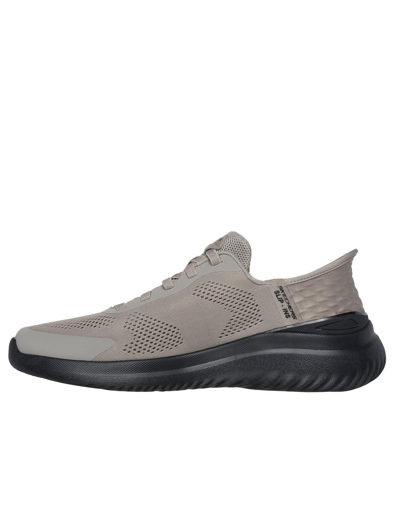 Image 5 of 5 of Skechers Bounder Slip-Ins Trainers - Taupe Mesh