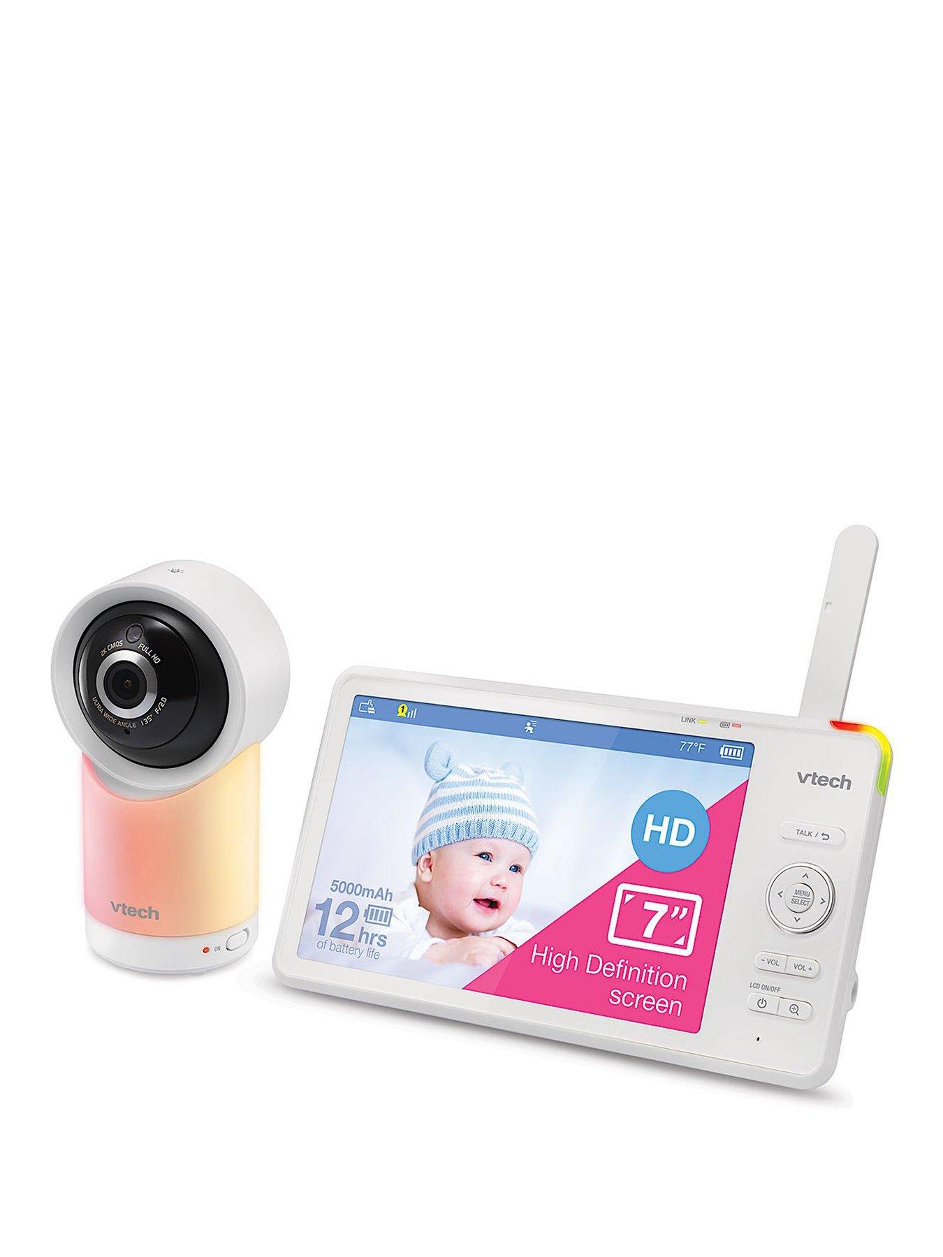 Image 1 of 7 of VTech RM7766HD 7" Smart Wi-Fi 1080p Pan and Tilt Baby Monitor