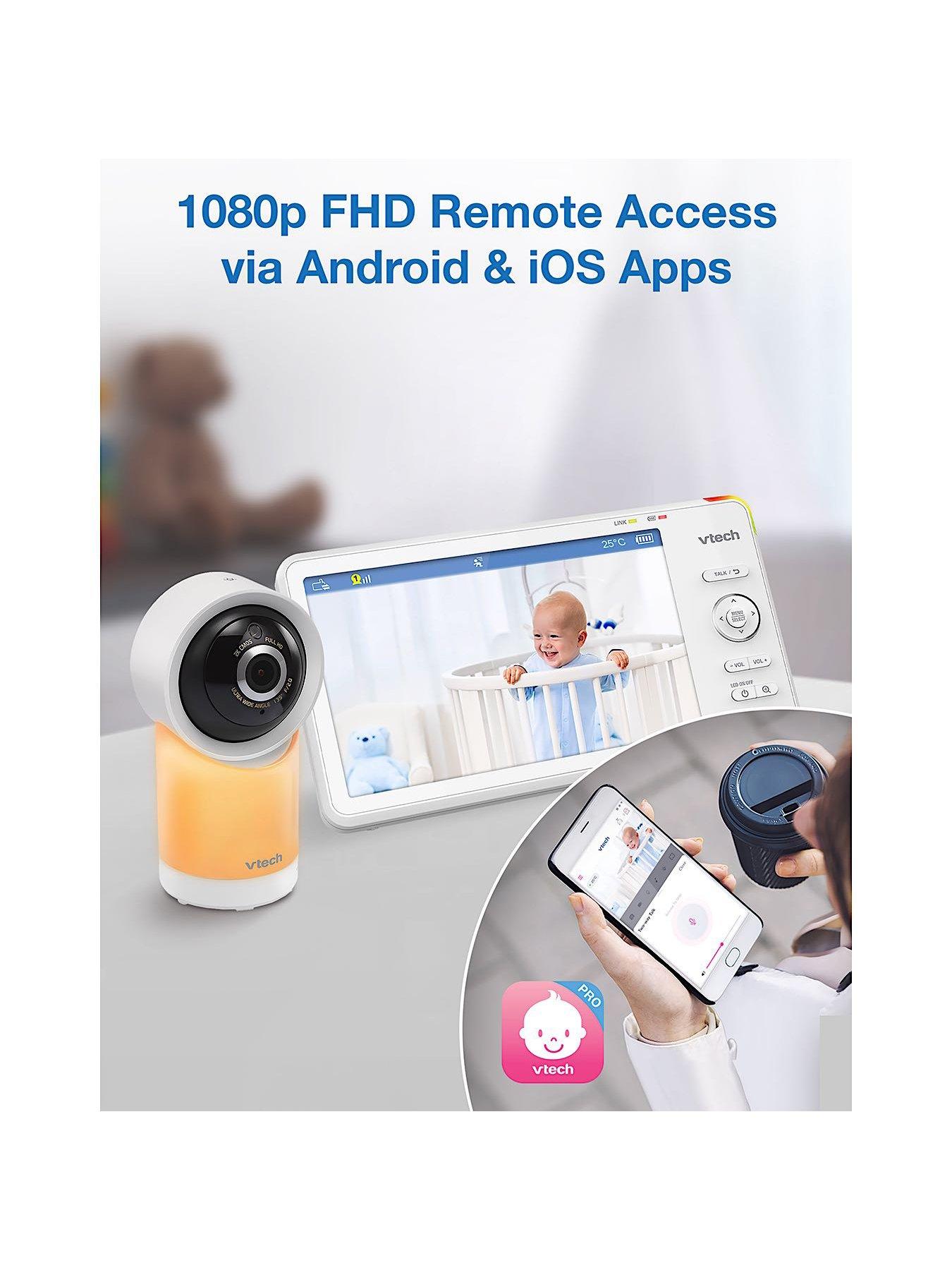 Image 6 of 7 of VTech RM7766HD 7" Smart Wi-Fi 1080p Pan and Tilt Baby Monitor