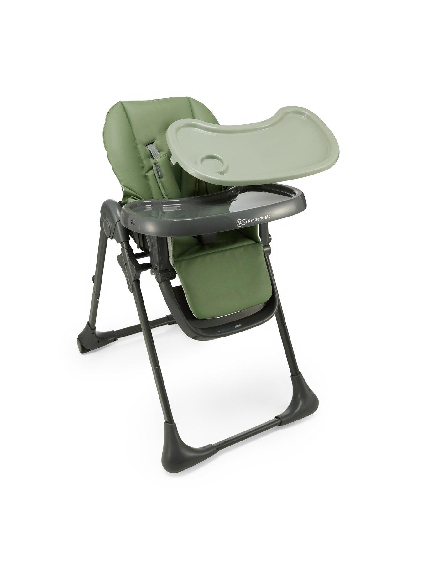 Image 5 of 8 of Kinderkraft Tummie Folding Feeding Highchair&nbsp;- Green