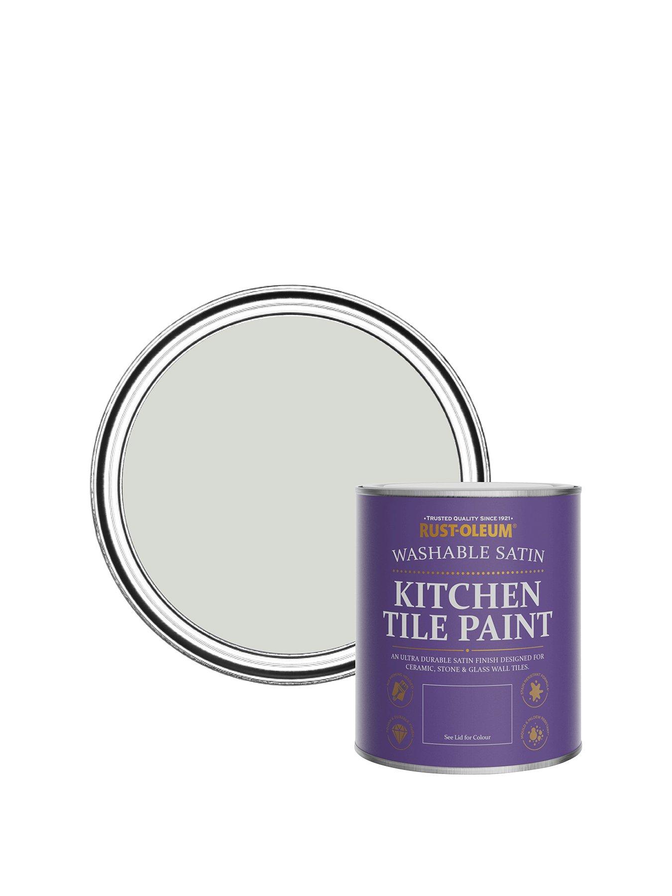 Rust-Oleum Kitchen Tile Satin Winter Grey 750ml