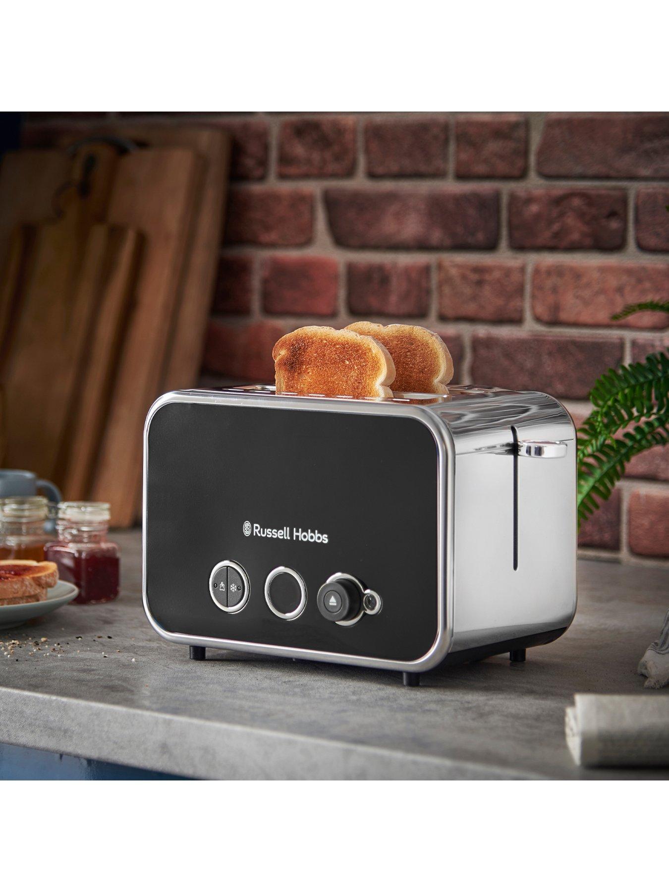 Image 5 of 7 of Russell Hobbs Distinctions Kettle and 2-Slice Toaster Bundle - Black