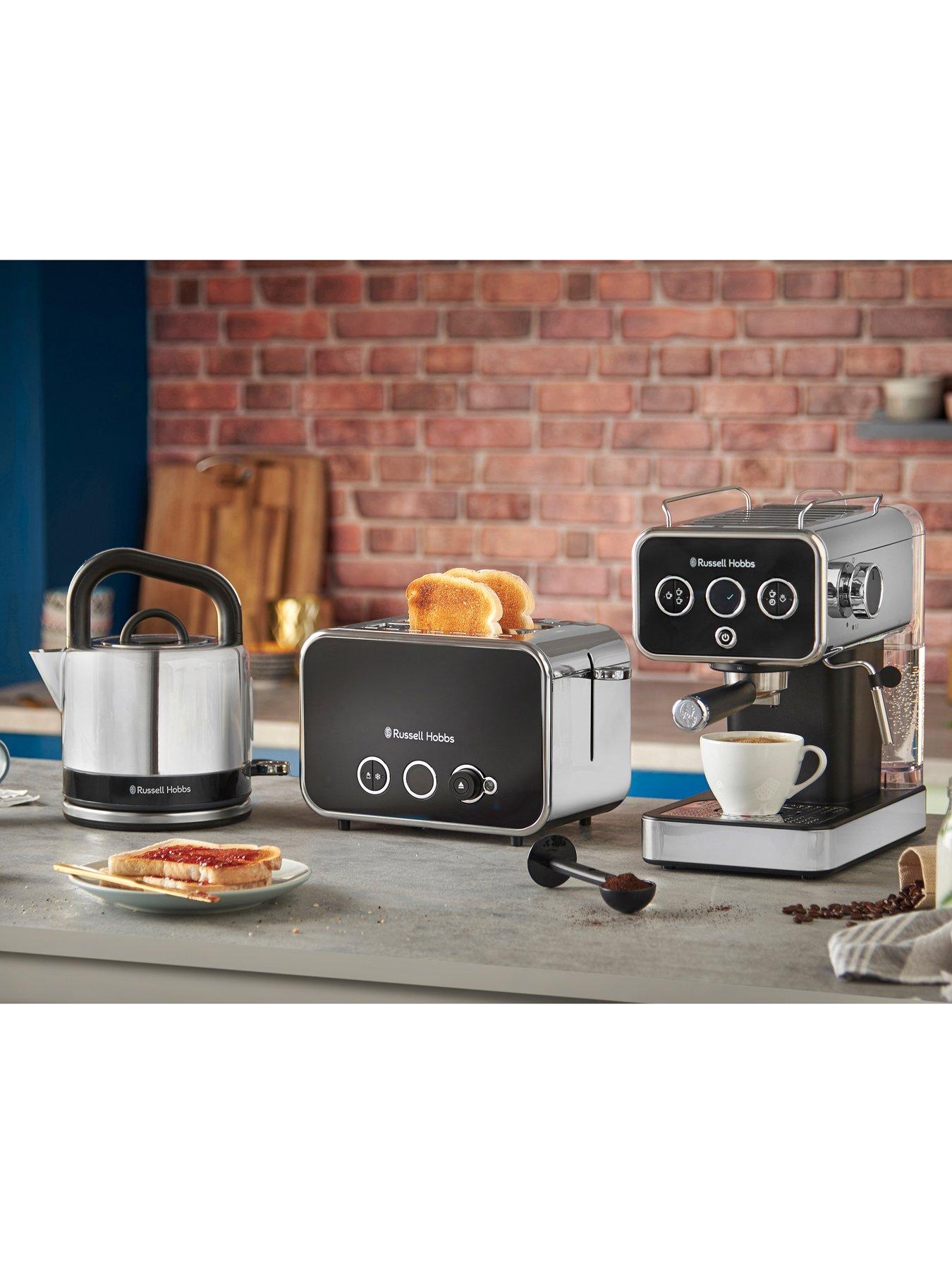 Image 7 of 7 of Russell Hobbs Distinctions Kettle and 2-Slice Toaster Bundle - Black