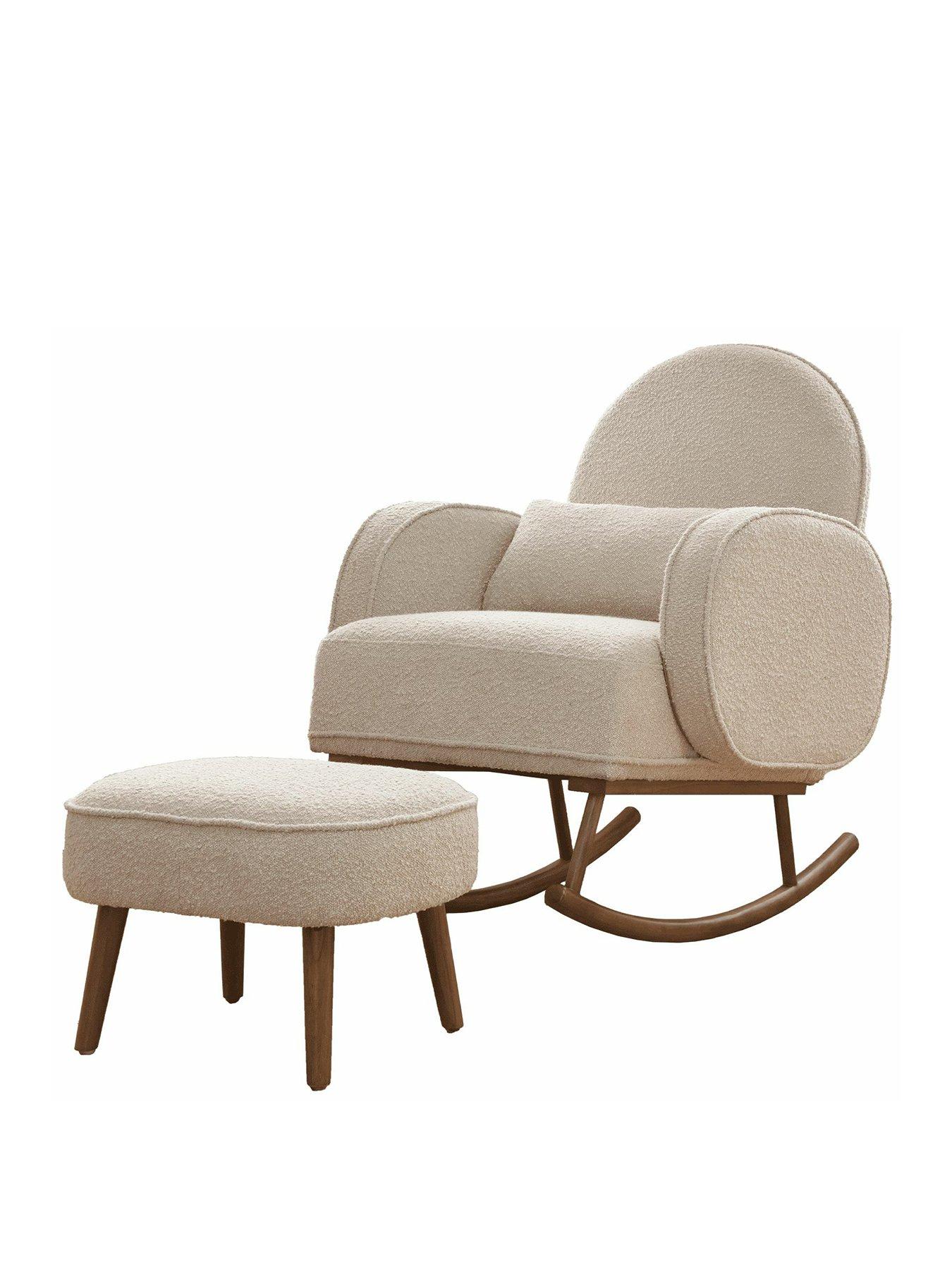  image of tutti-bambini-micah-nursing-chair-boucle-biscuit