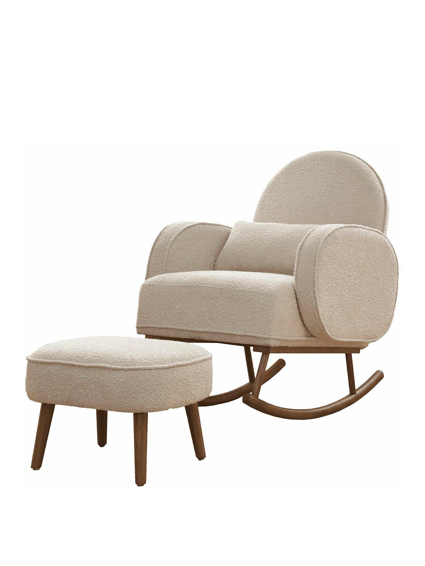  image of tutti-bambini-micah-nursing-chair-boucle-biscuit