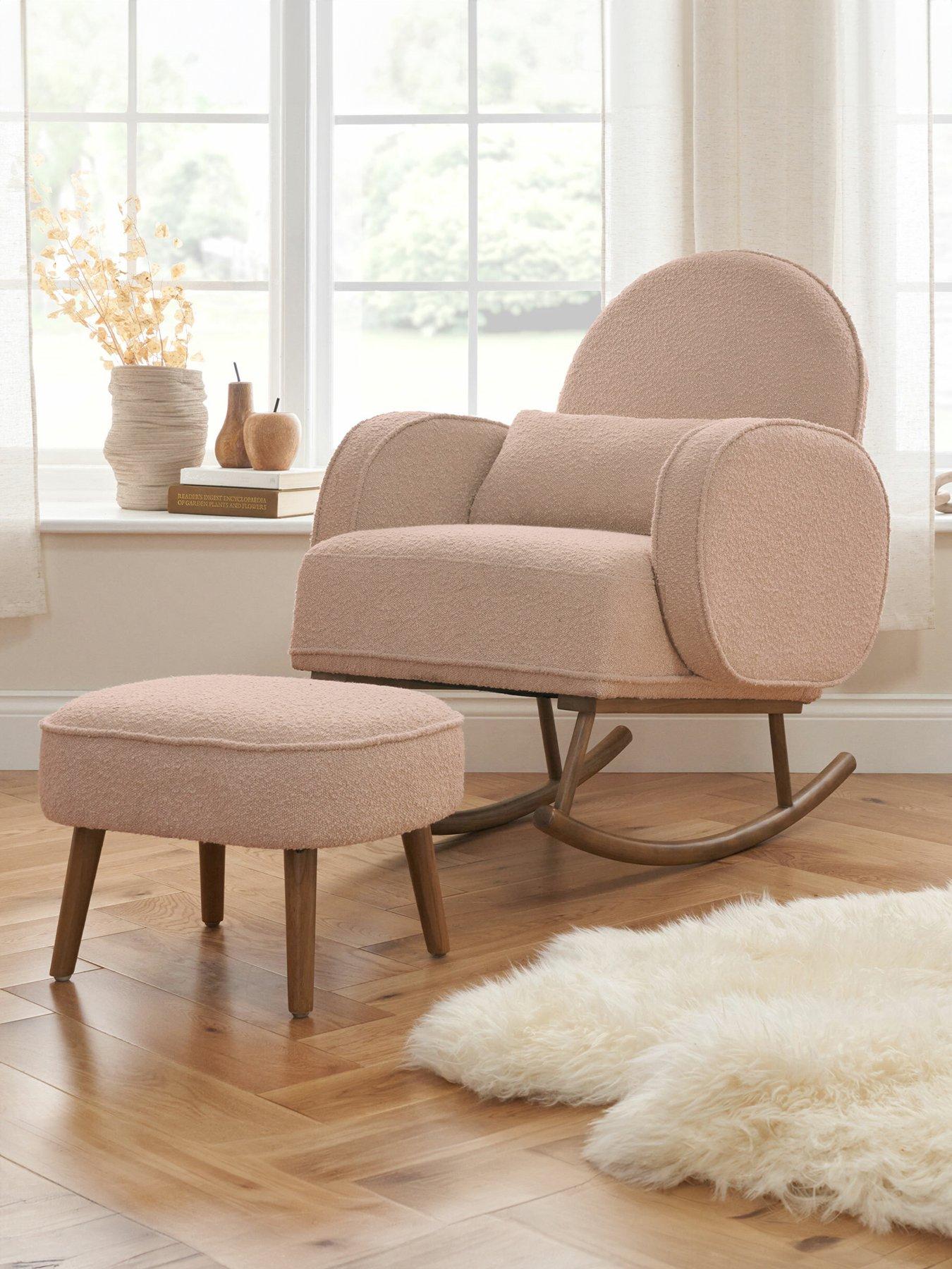 undefined Micah Nursing Chair - Boucle Blush