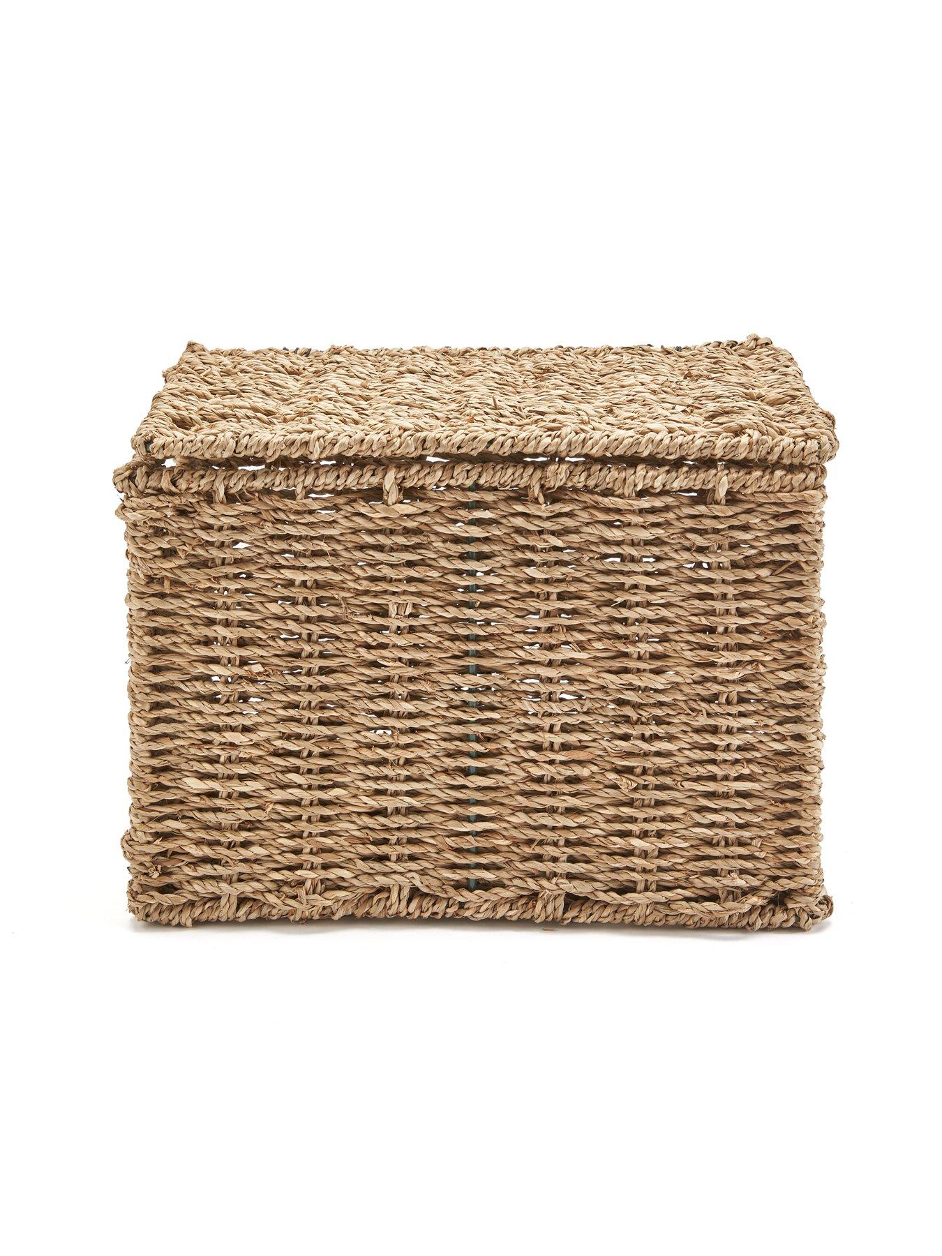  image of very-home-lidded-storage-basket-20cm