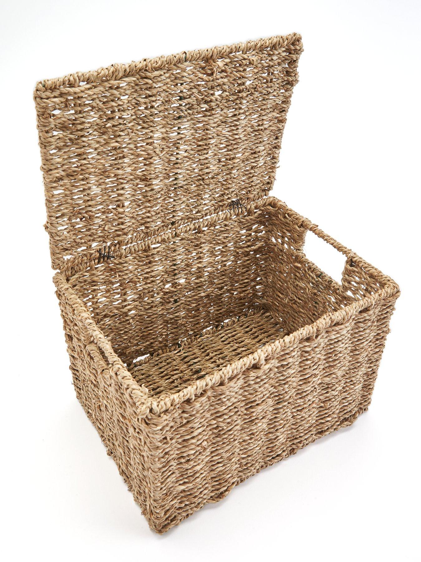  image of very-home-lidded-storage-basket-20cm
