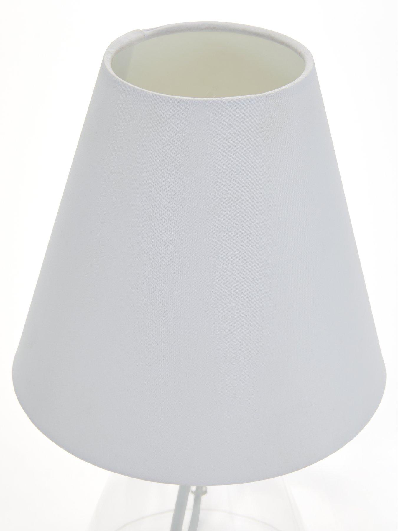Image 6 of 6 of Very Home Conical Glass Table Lamp 23cm