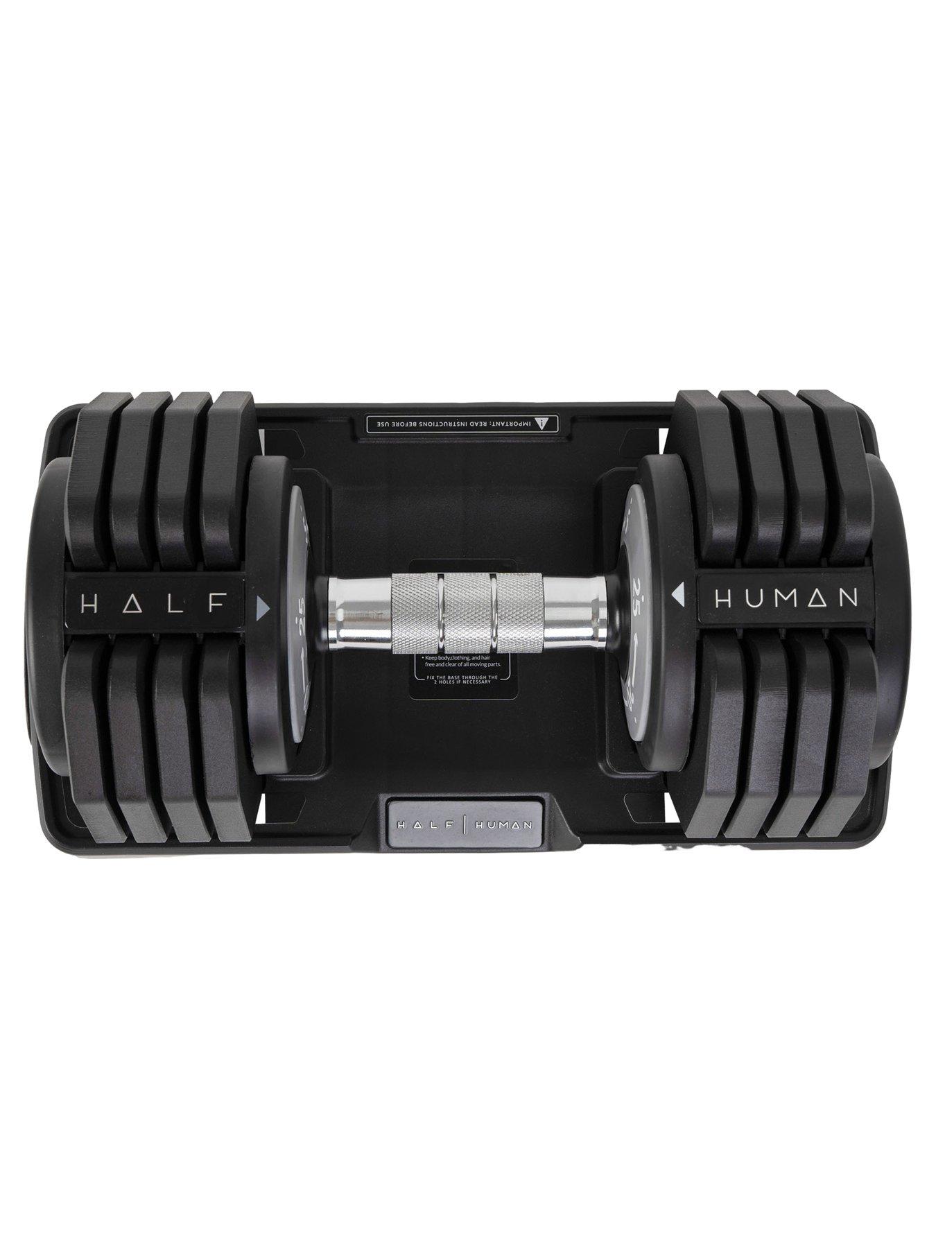  image of half-human-adjustable-dumbbells-2x25kg-andnbsp-stand