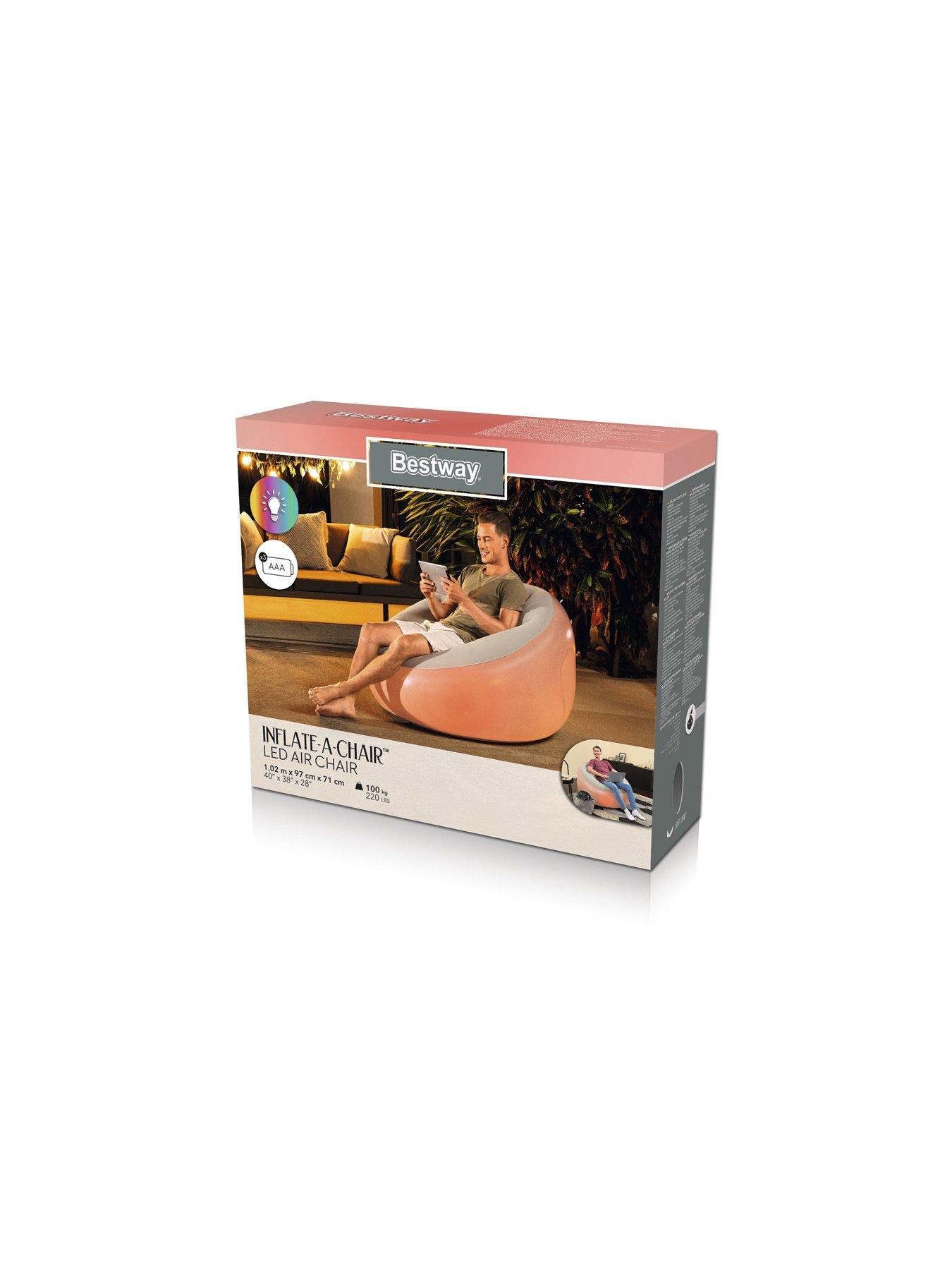  image of lay-z-spa-luxury-inflatable-led-chair