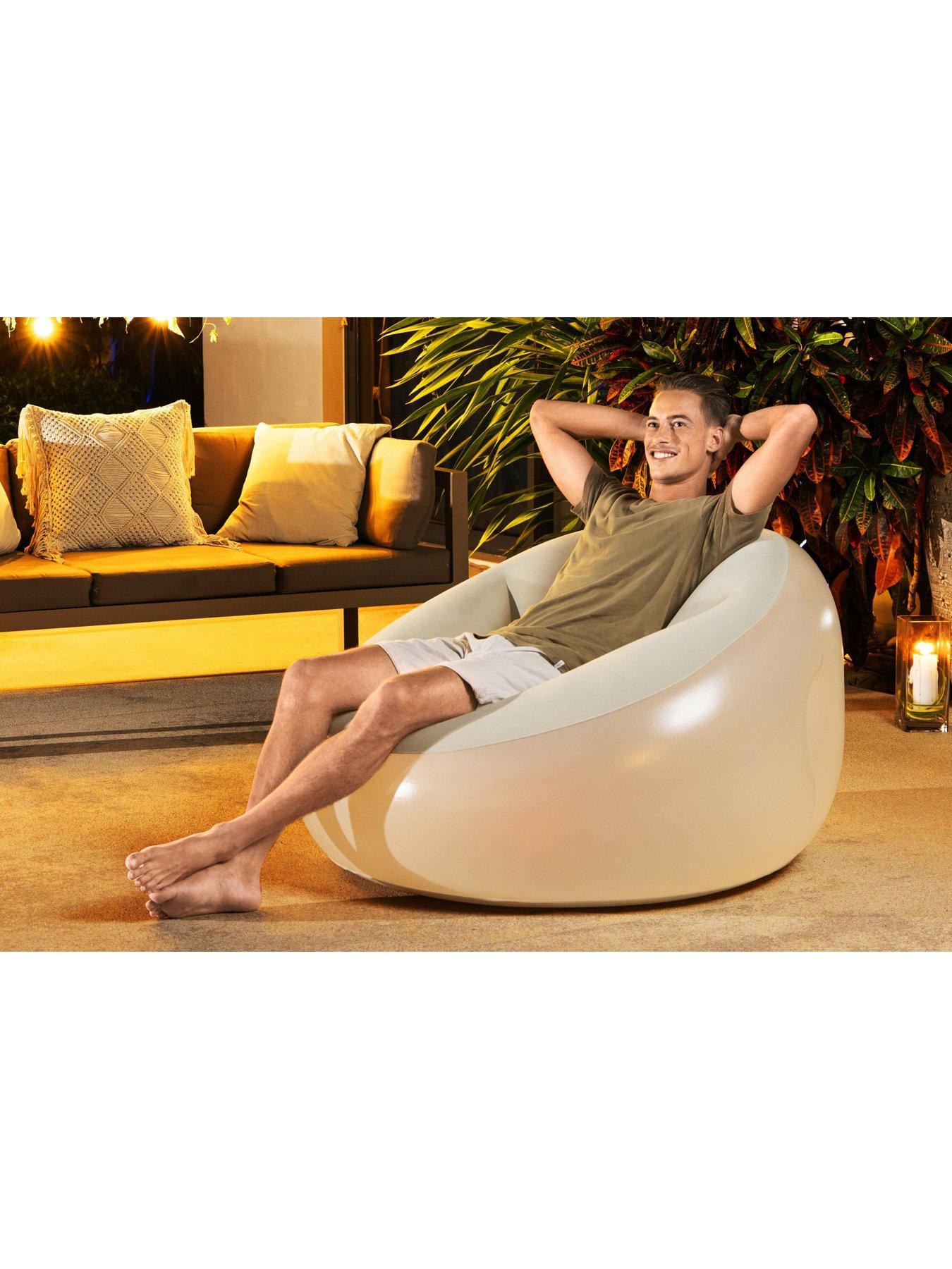  image of lay-z-spa-luxury-inflatable-led-chair