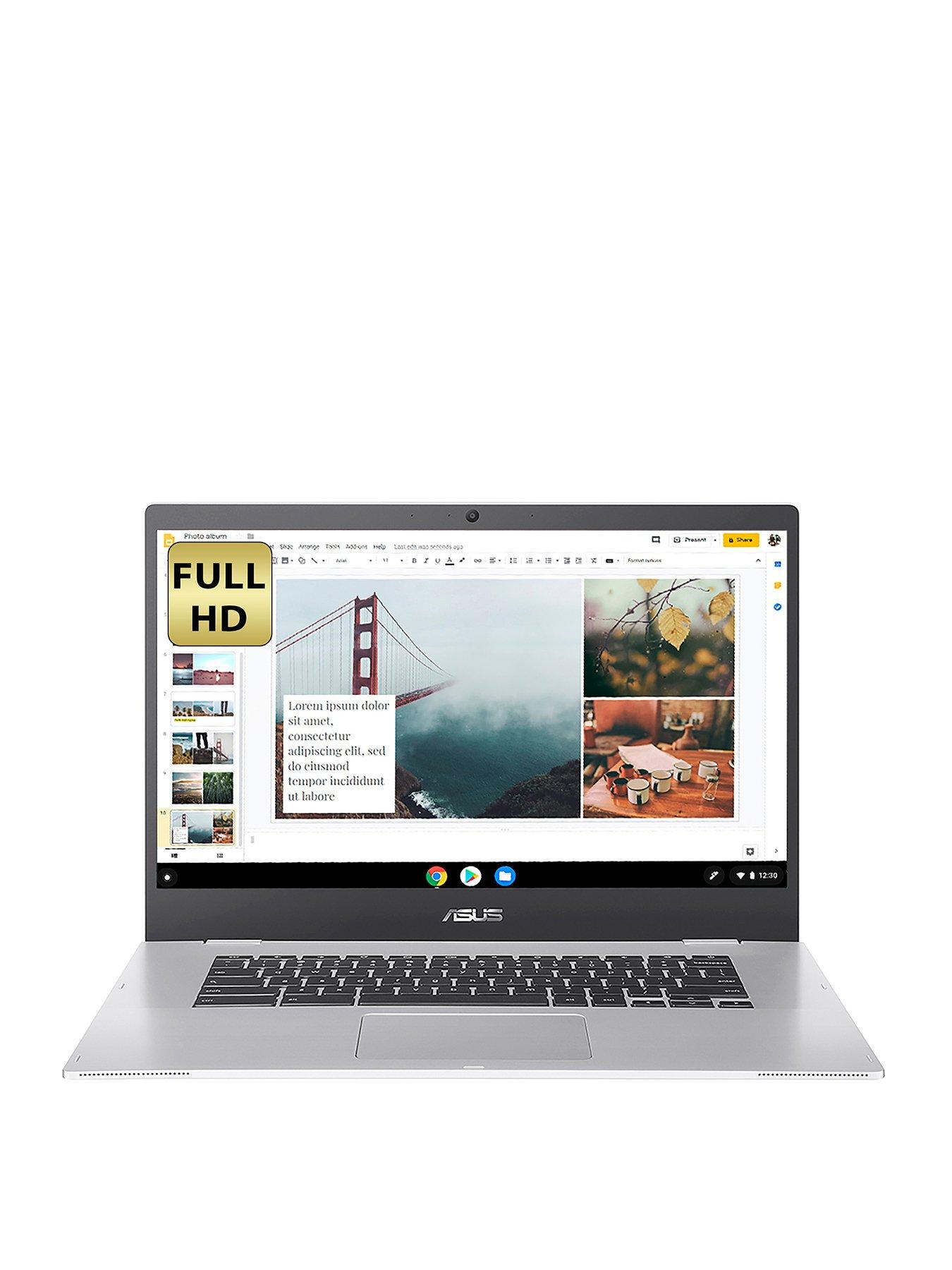Asus Chromebook CX1500CKA-NJ0295 Laptop - 15.6in HD, Intel Celeron, 4GB RAM, 128GB SSD - Silver