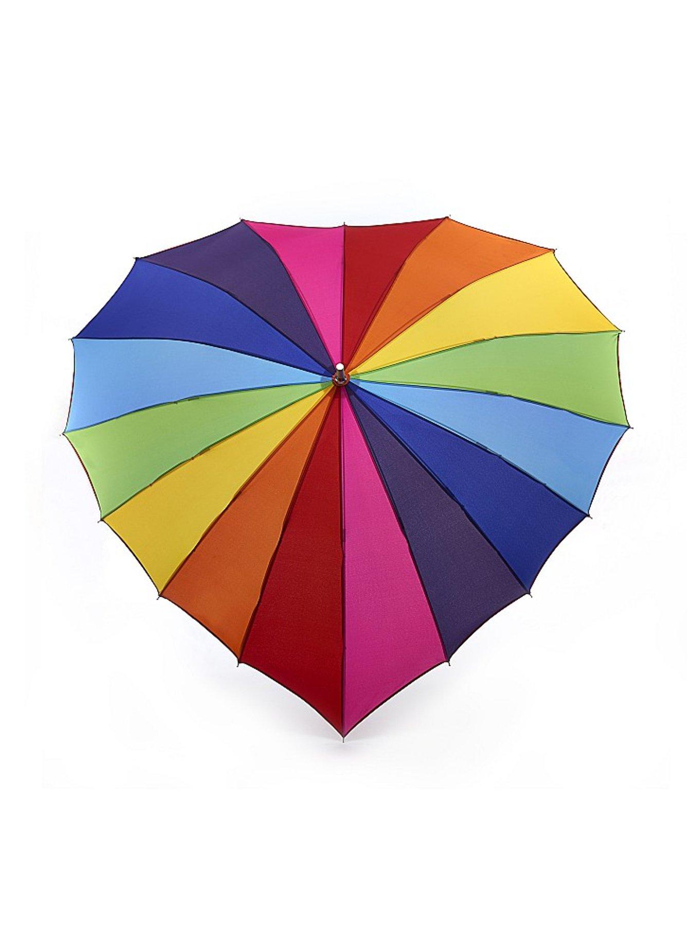 undefined Heart Walker Umbrella - Rainbow