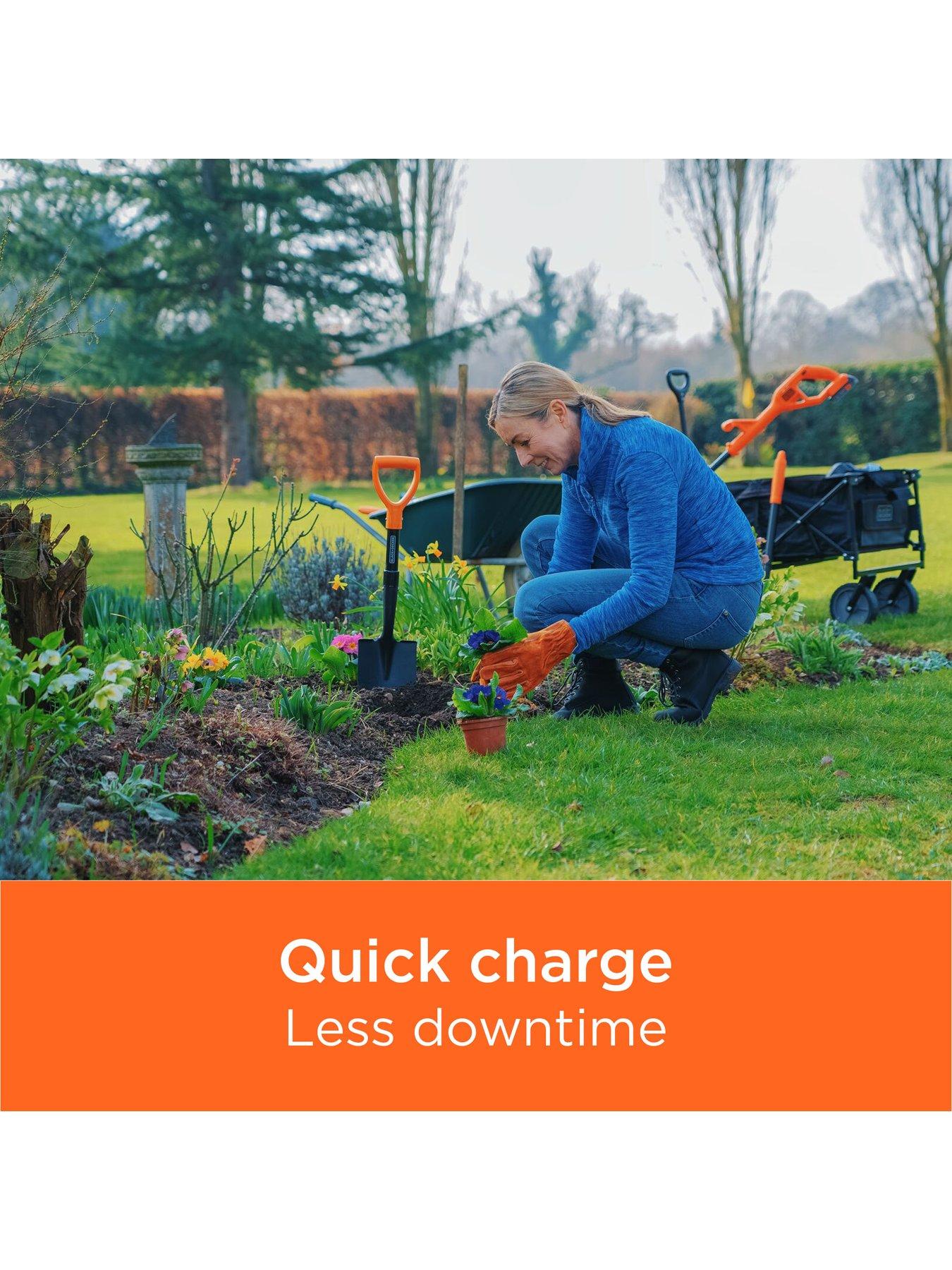 Image 4 of 5 of Black & Decker 18V Tiller with 2.0Ah Battery