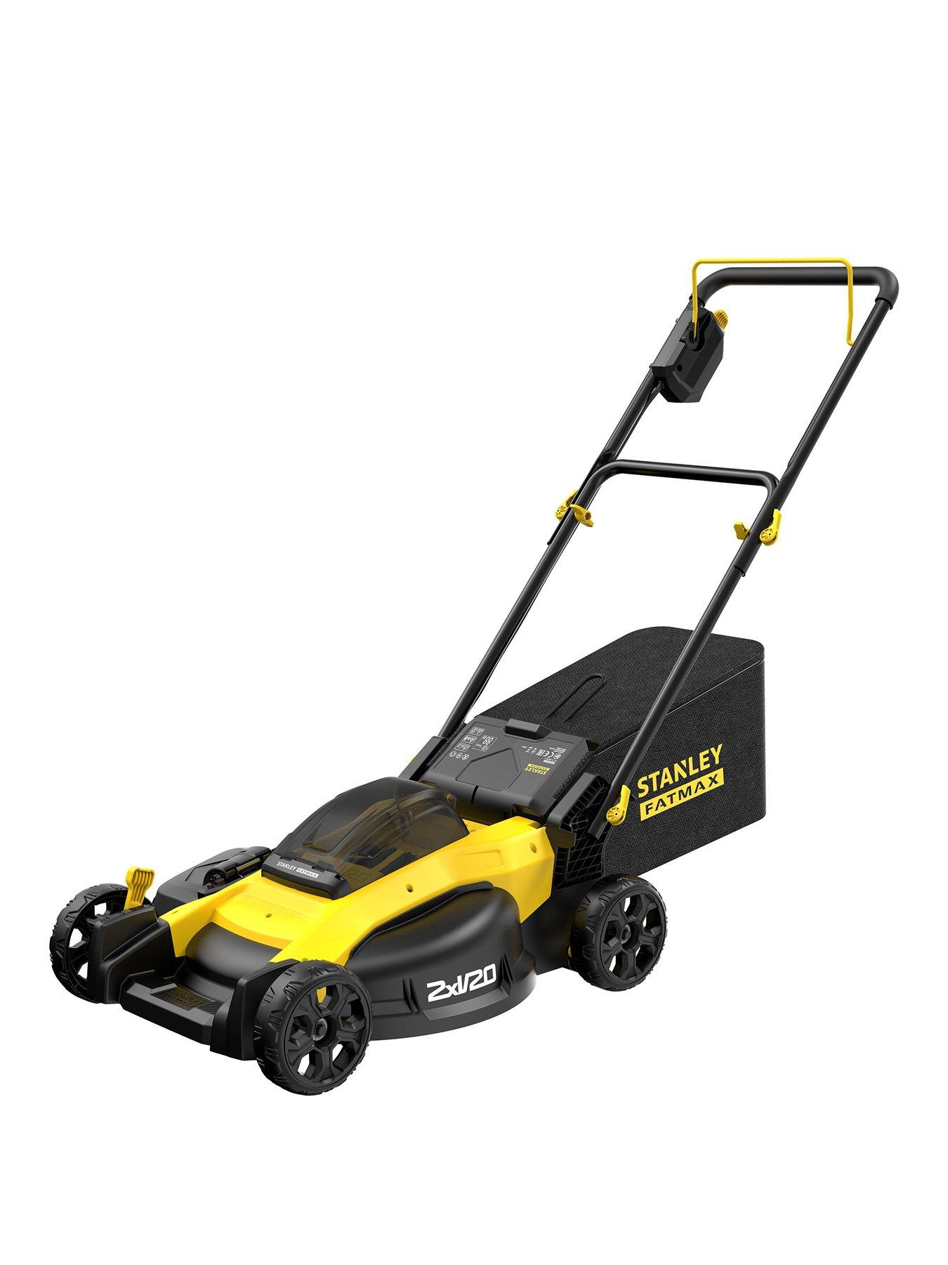 Stanley FatMax V20 18V 51cm Brushless Cordless Lawn Mower - 2x 4.0Ah