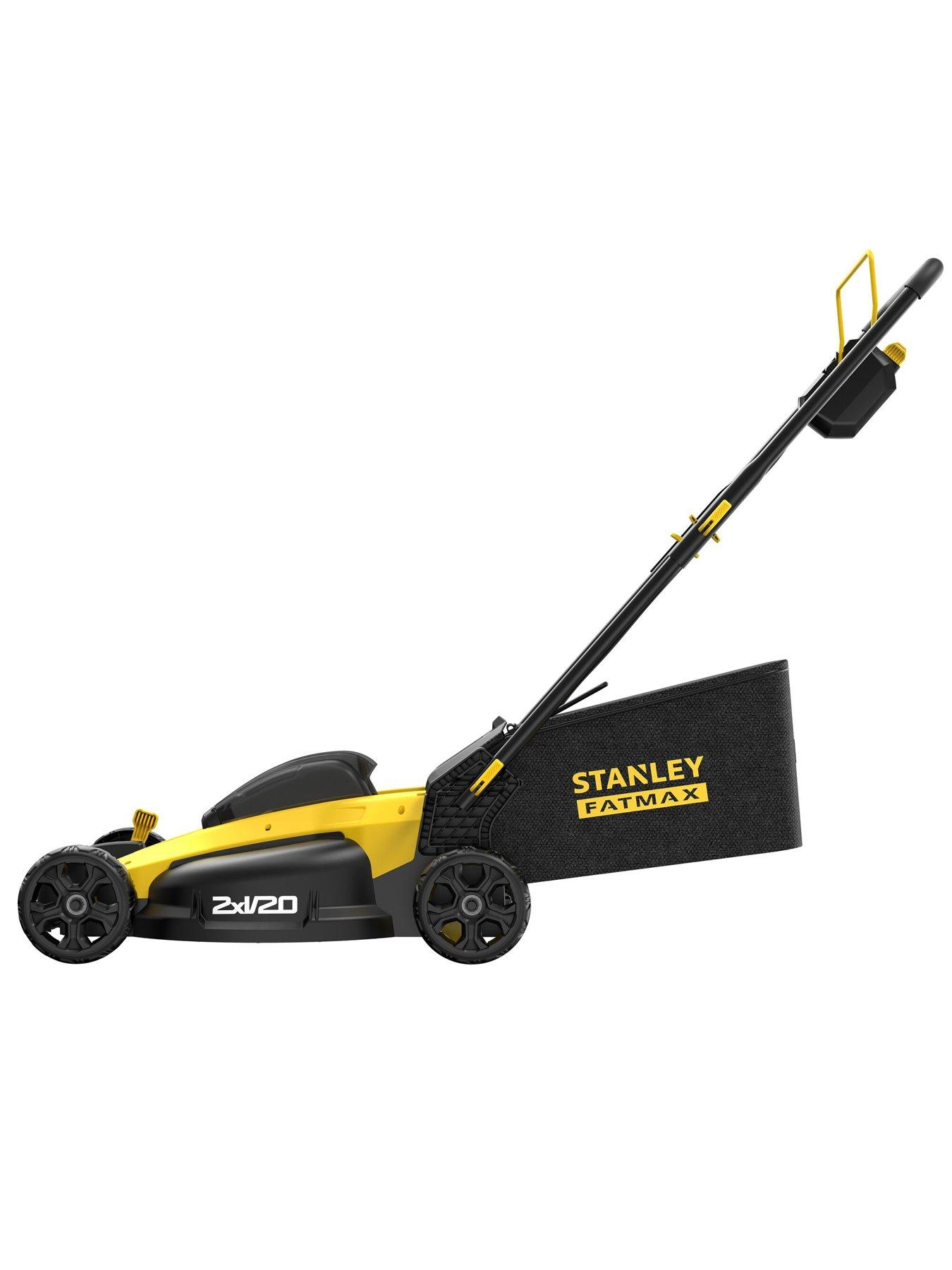  image of stanley-fatmax-v20-18vnbsp51cmnbspbrushlessnbspcordless-lawnnbspmower-2x-40ah