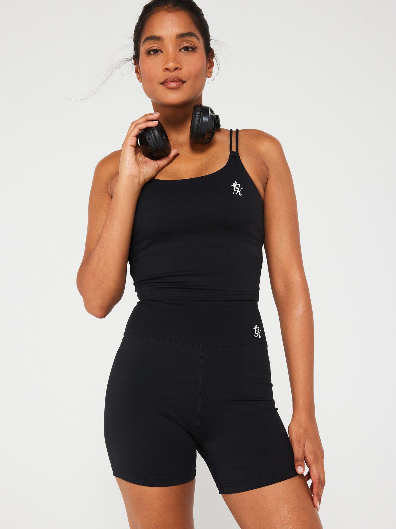 undefined Womens 365 Long Line Sports Bra Tank - Black