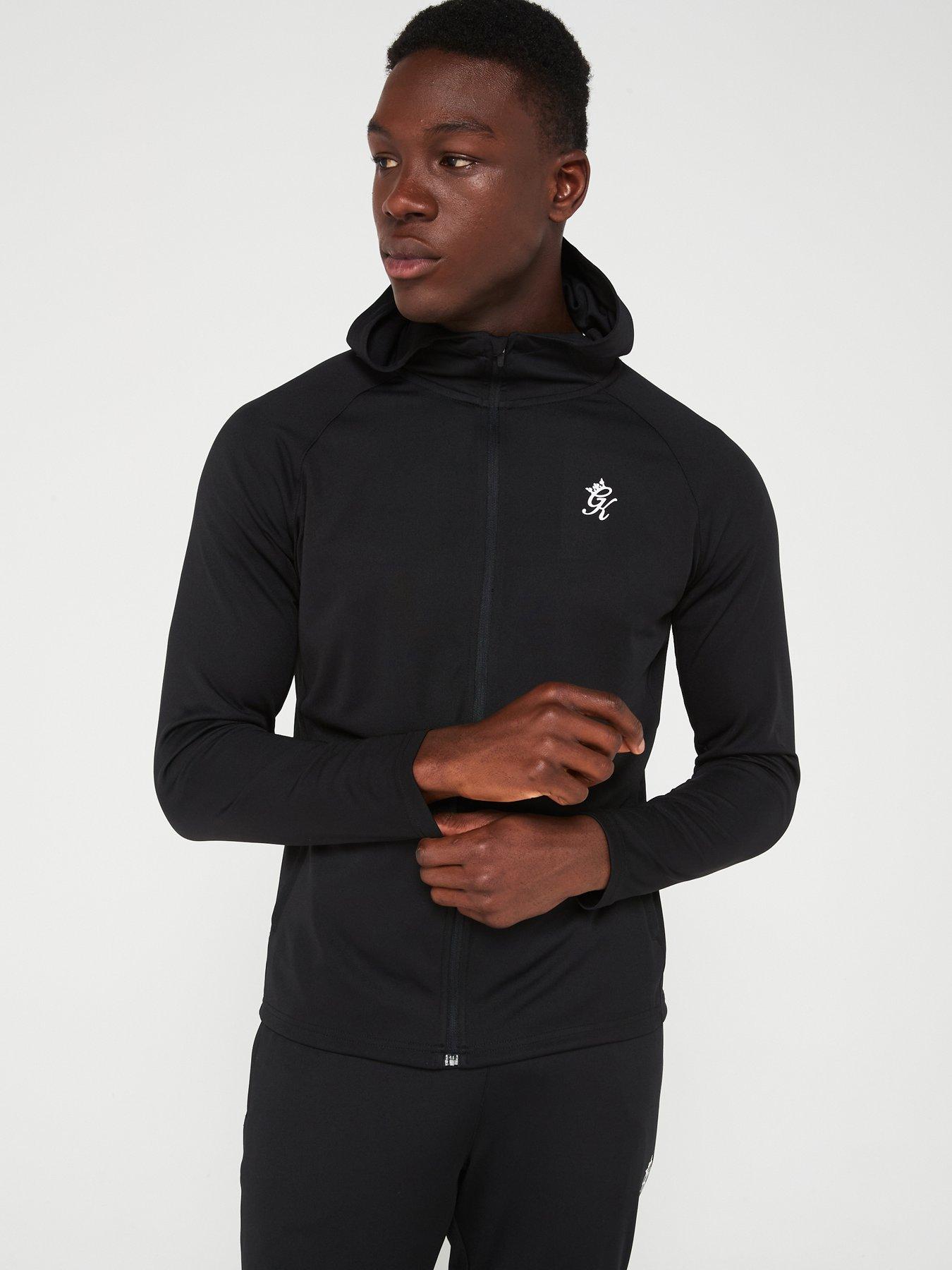 Gym King Mens 365 Lightweight Training Hoodie Black Littlewoods