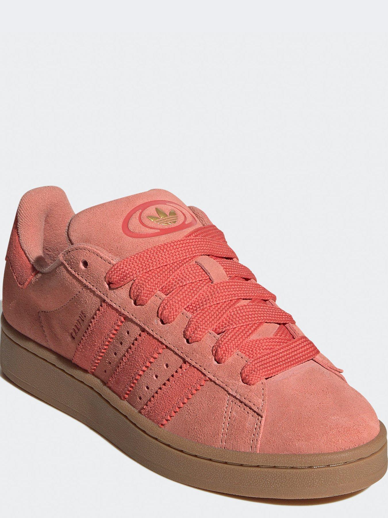 Peach adidas trainers hot sale