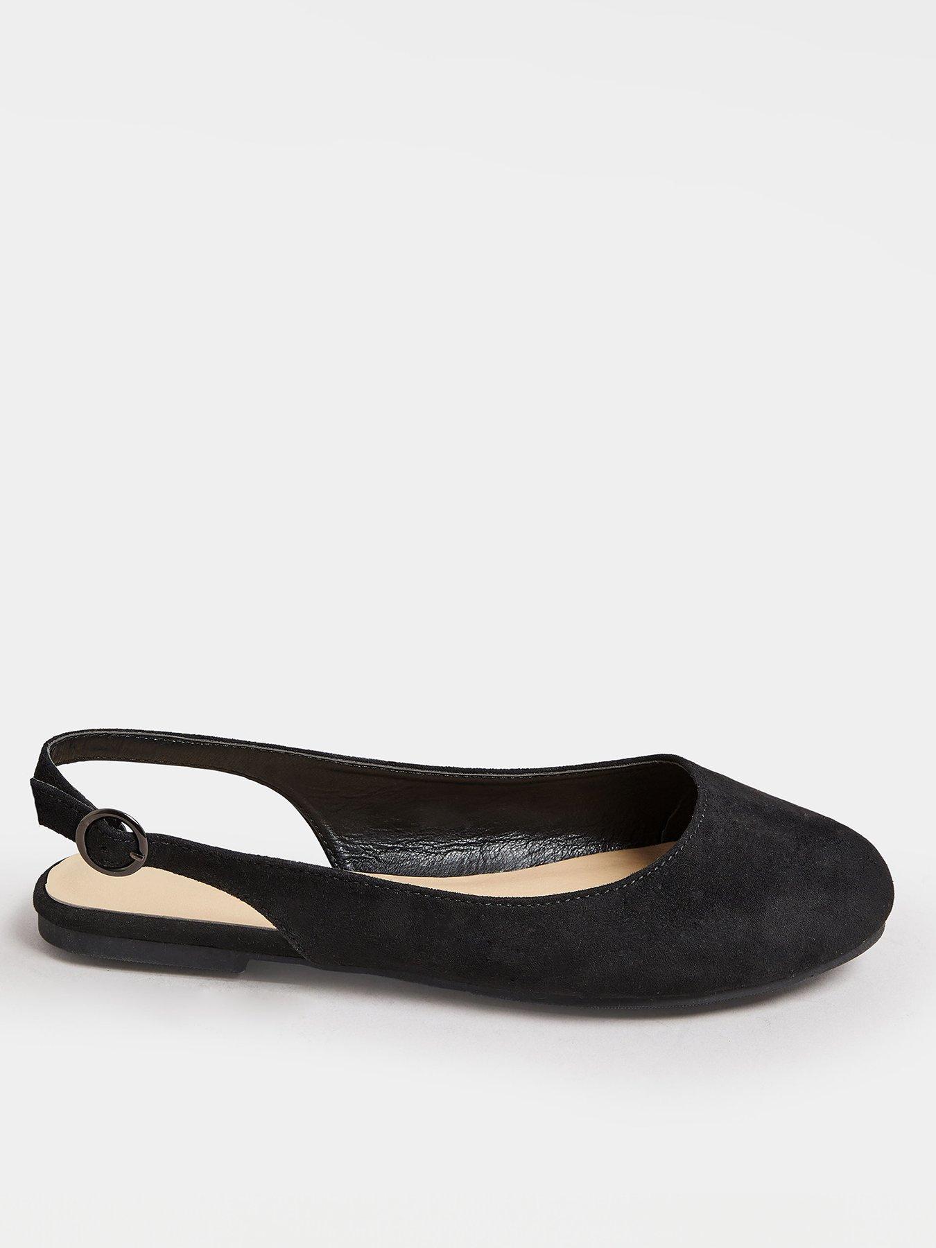 yours-extra-wide-fit-slingback-shoe-black