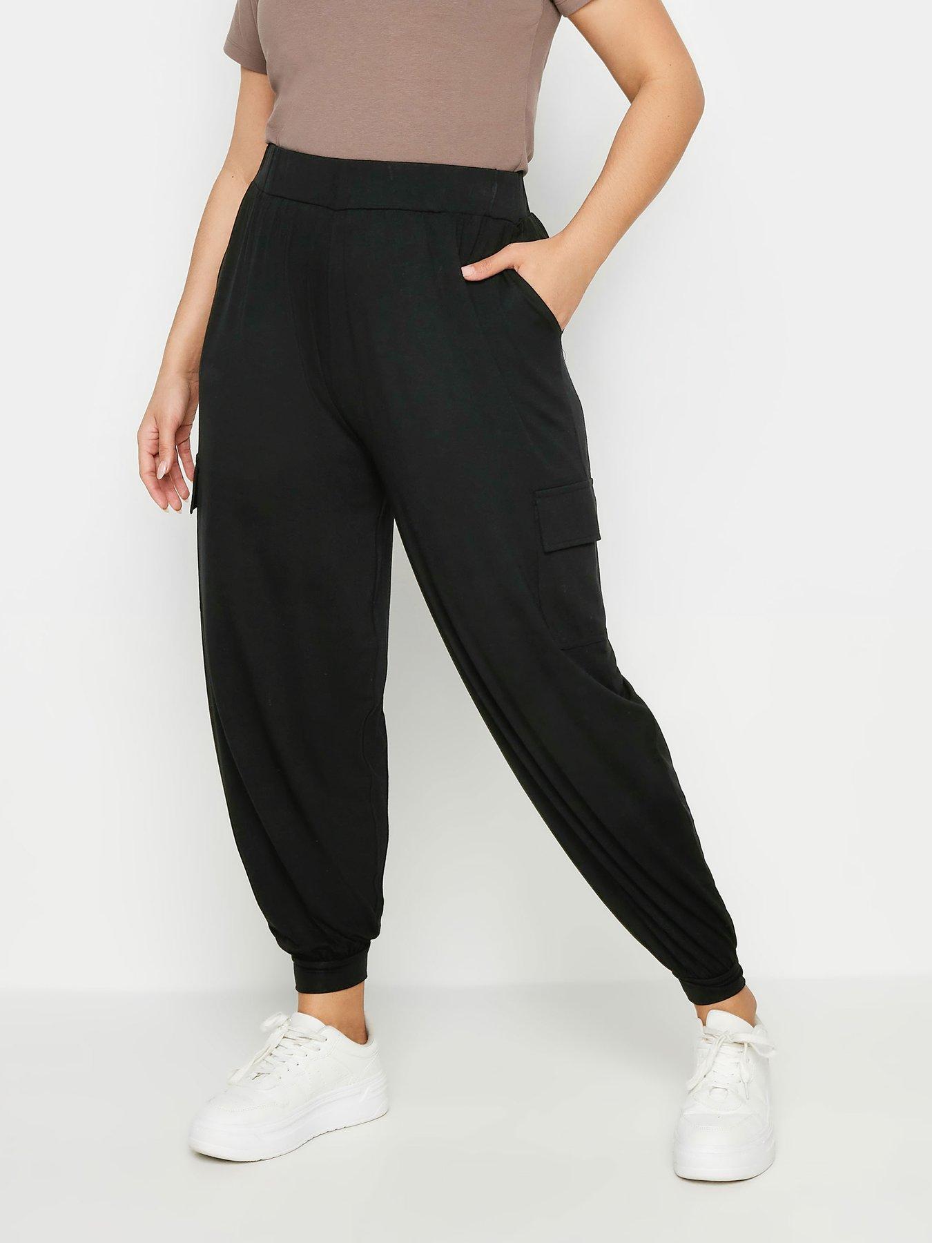 undefined Curve Harem Cargos Black