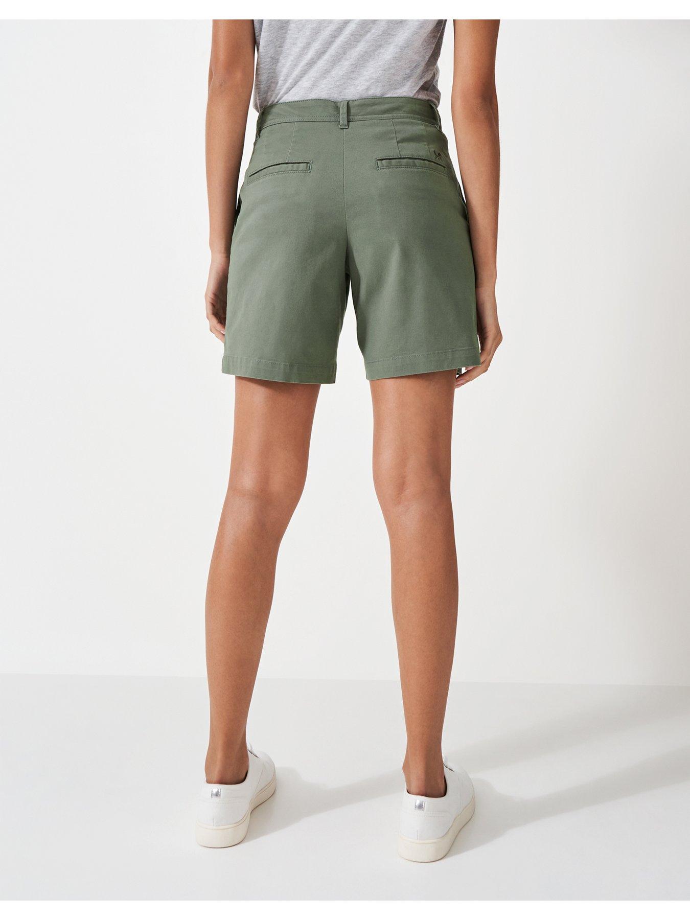  image of crew-clothing-chino-short-green