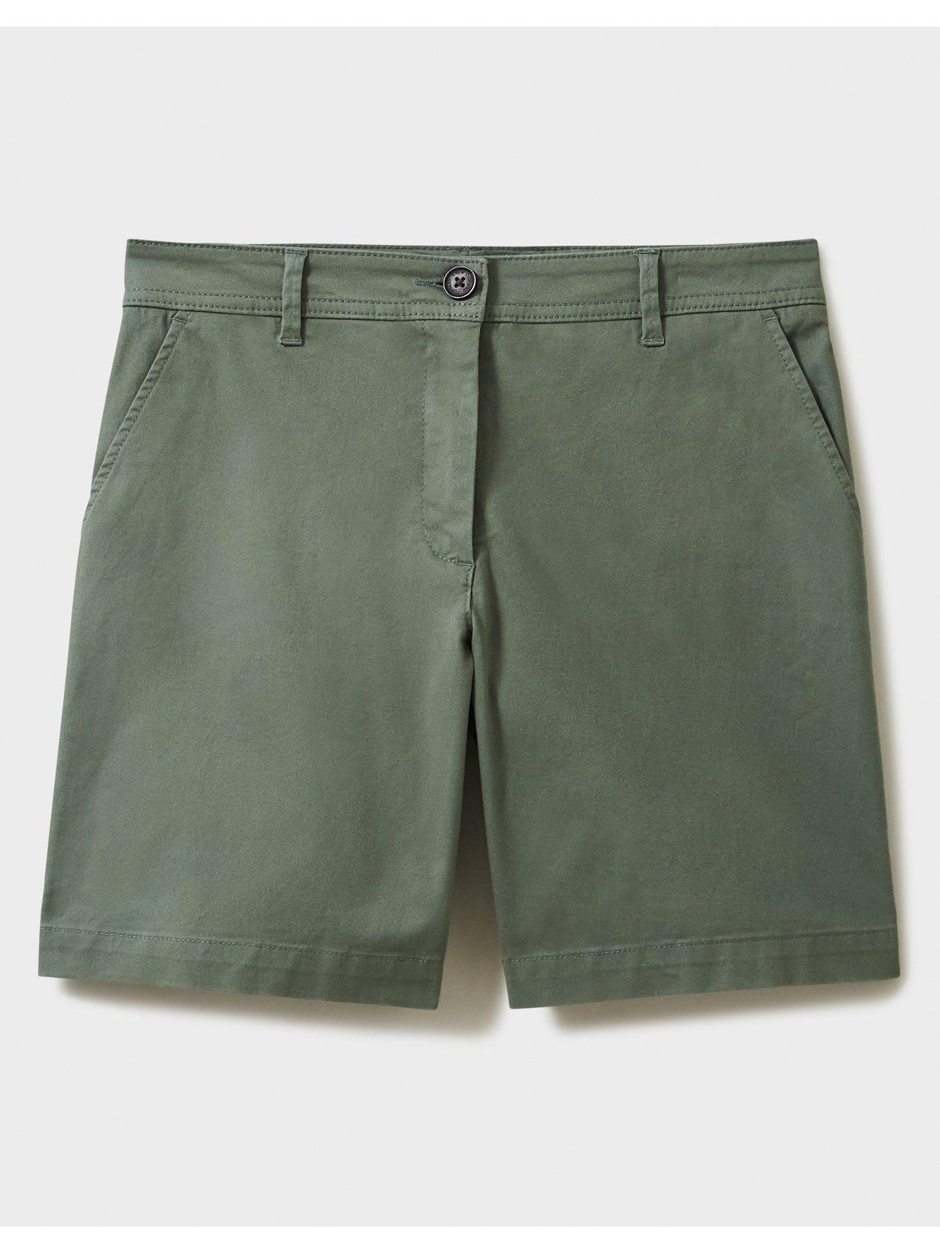  image of crew-clothing-chino-short-green